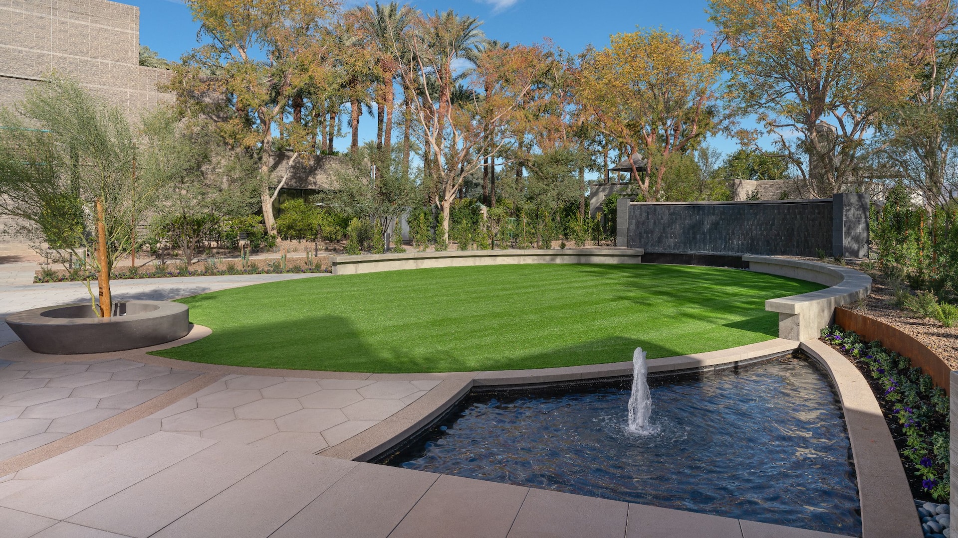 3 of 7 Hyatt Regency Scottsdale Resort & Spa at Gainey Ranch Desert Garden Fountain