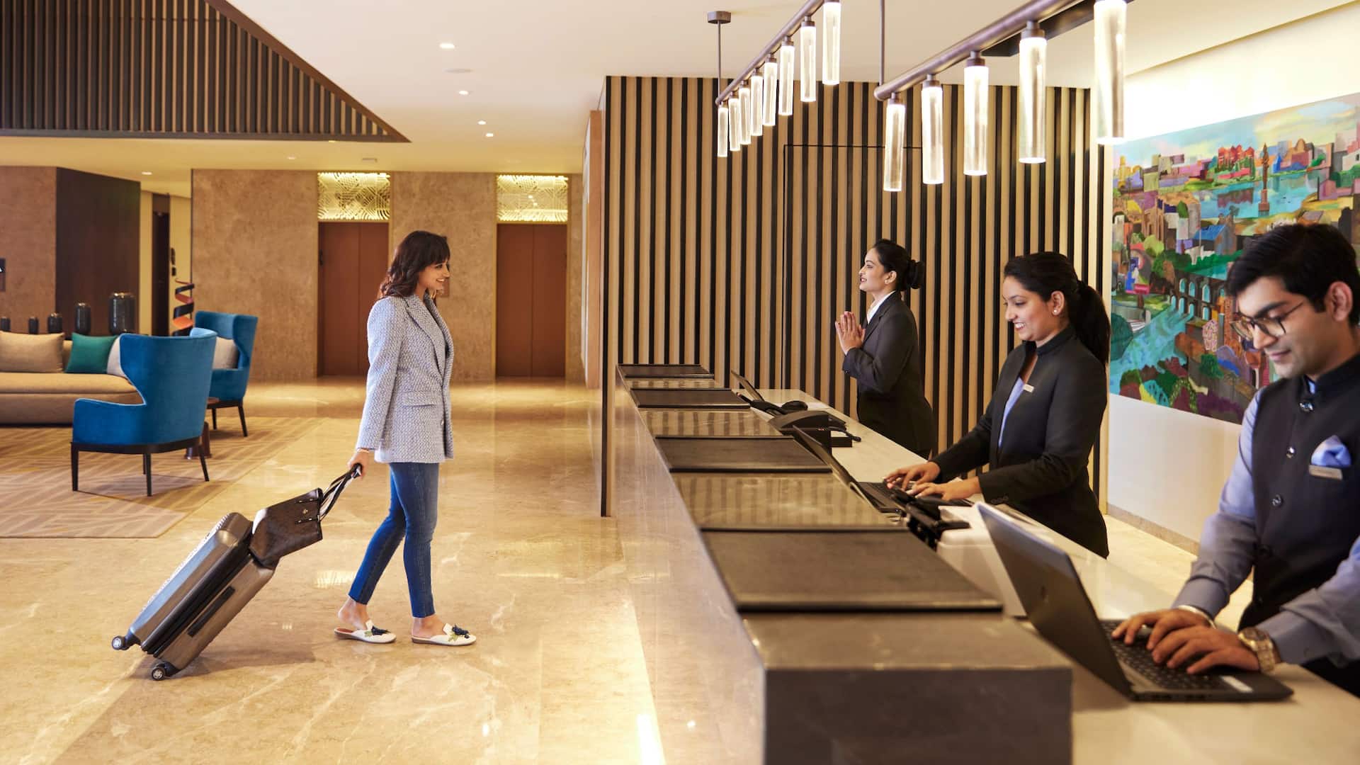 Hyatt Place Vadodara Check-in Front Desk