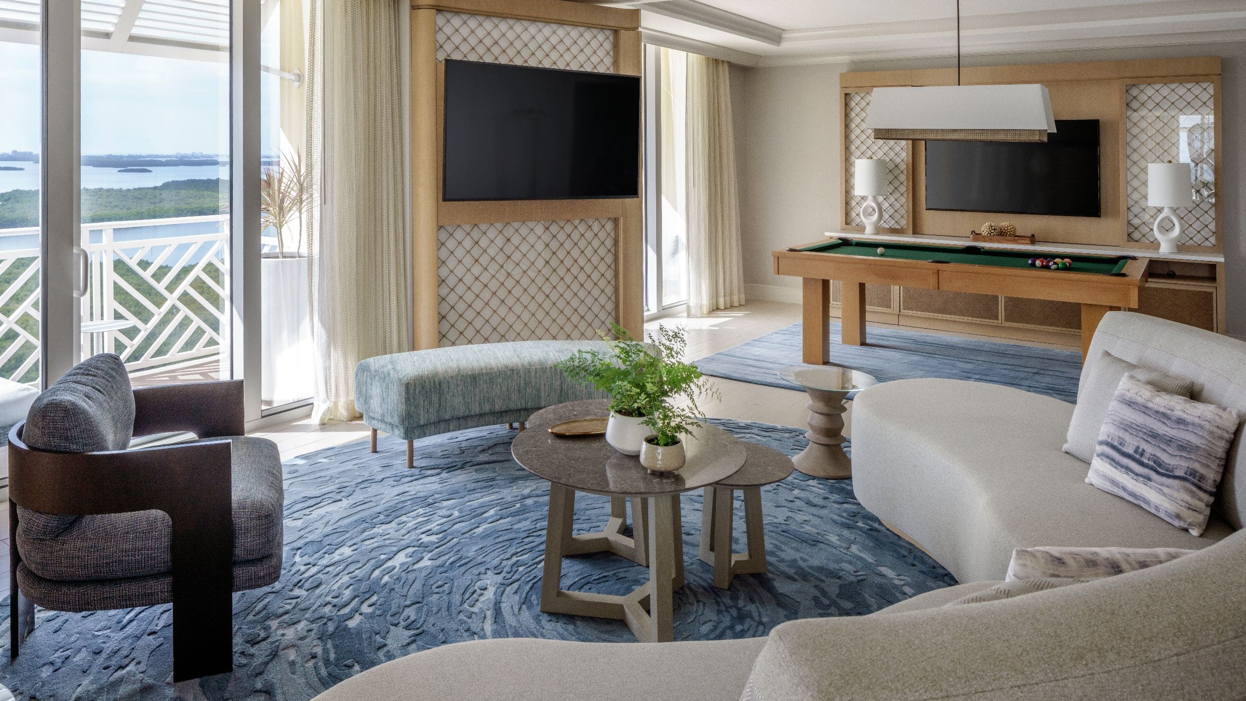 Hyatt Regency Coconut Point Resort and Spa Suite Living Room