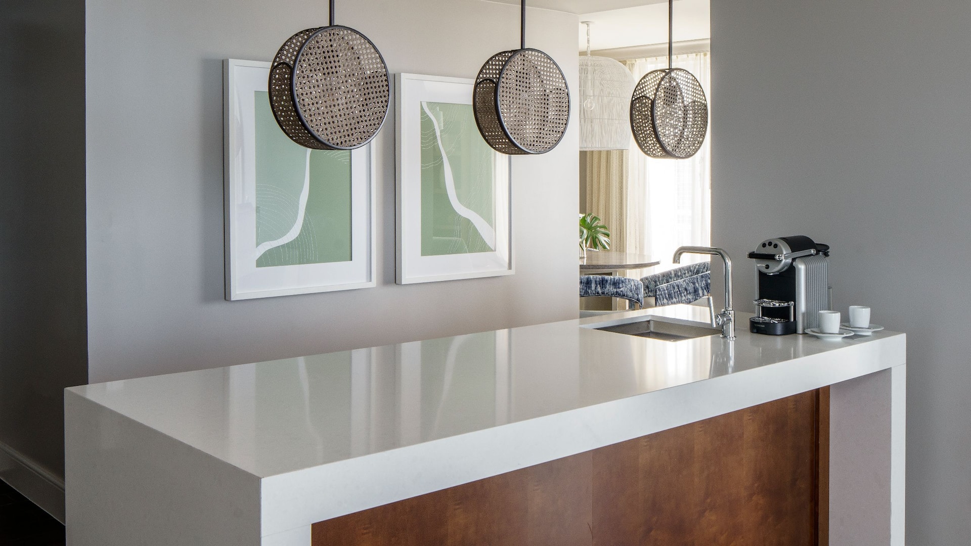 6/6 Hyatt Regency Coconut Point Resort and Spa Presidential Suite Kitchen Counter Sink