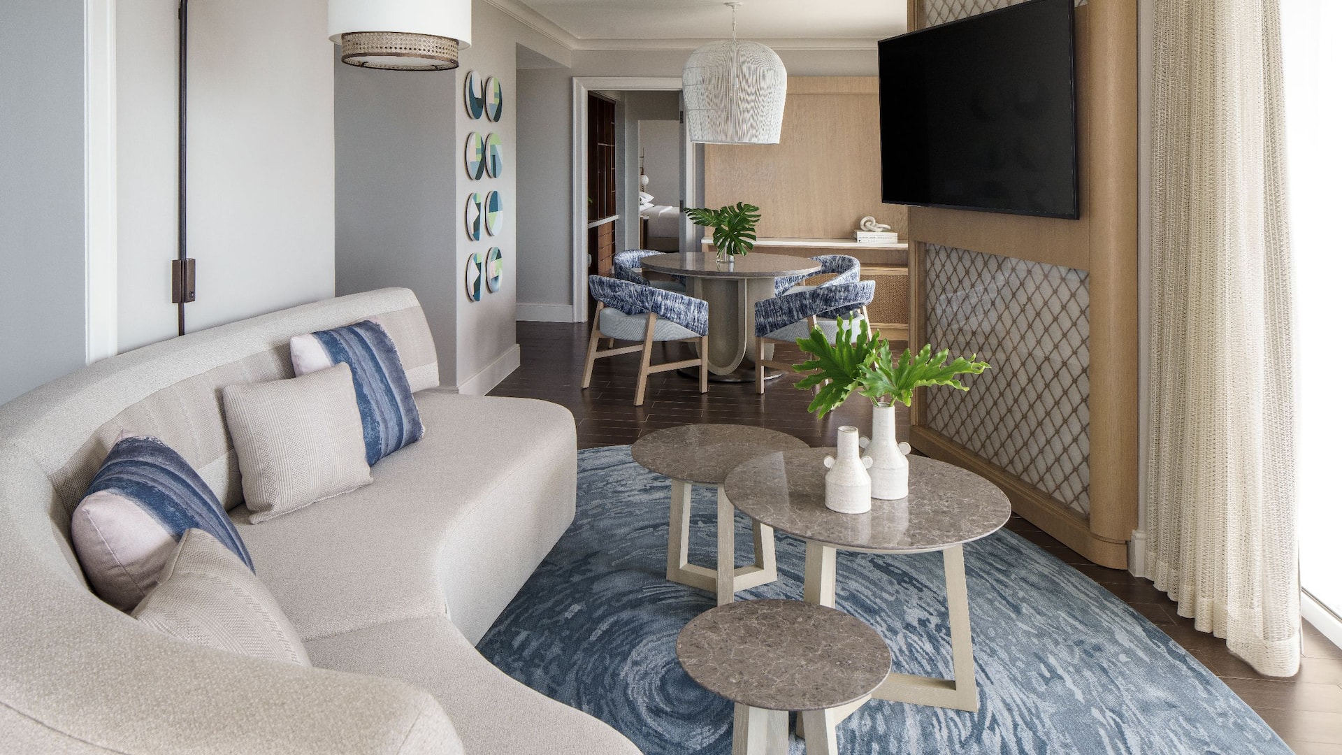 3/6 Hyatt Regency Coconut Point Resort and Spa Presidential Suite Living Room Couch