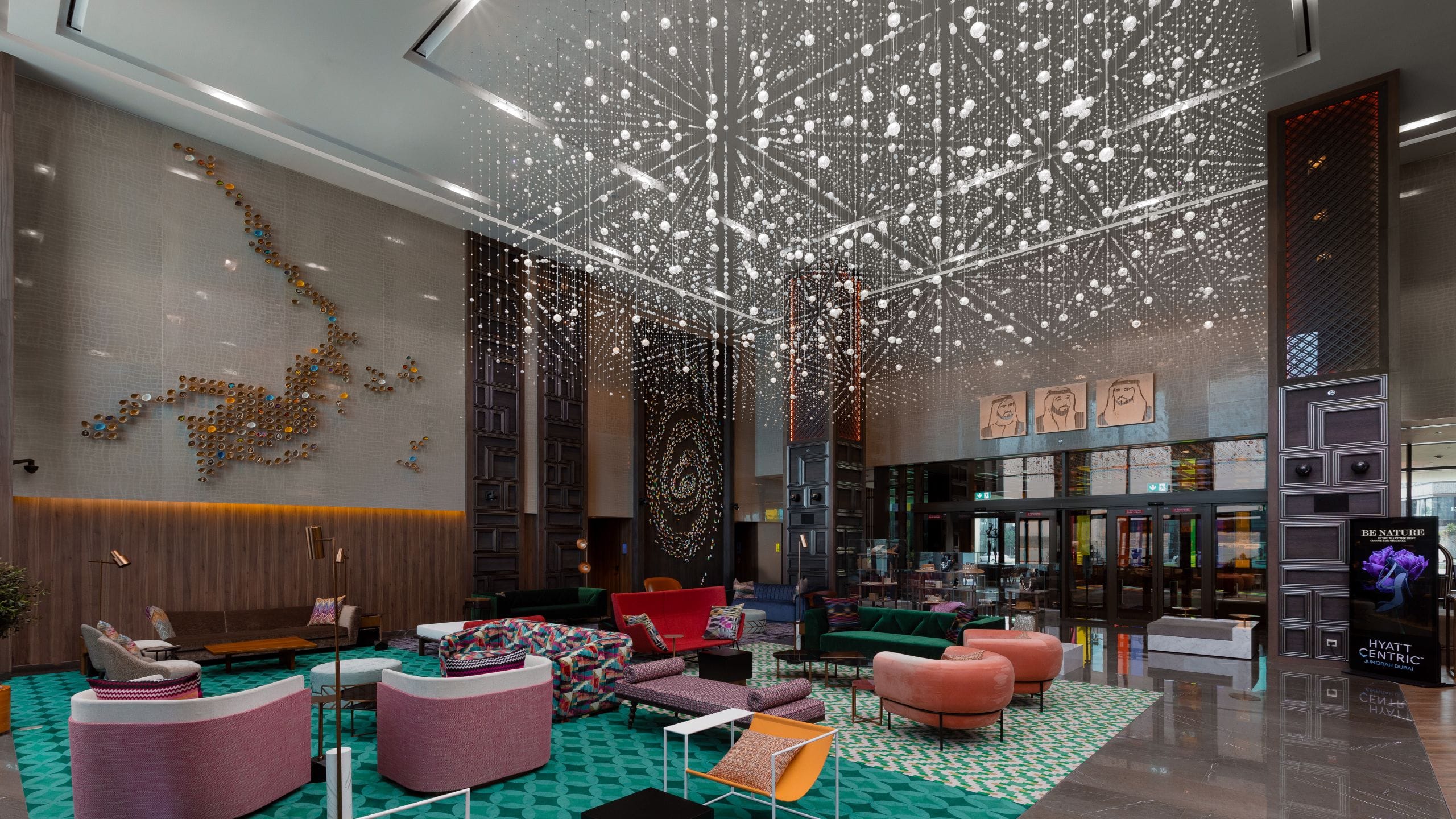 Hyatt Centric Jumeirah Dubai Lobby Seating Area