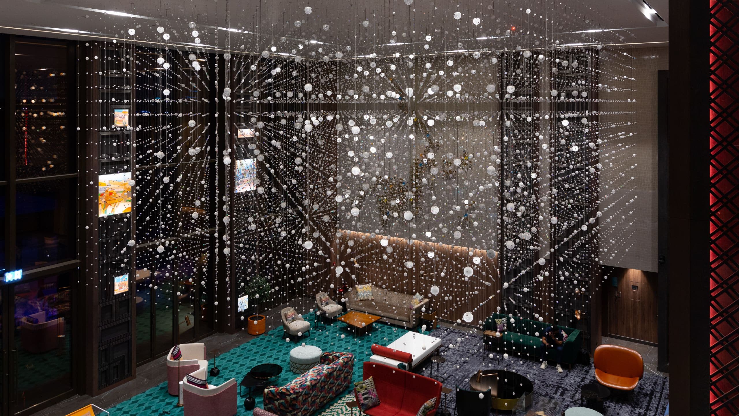Hyatt Centric Jumeirah Dubai Lobby Light Fixture