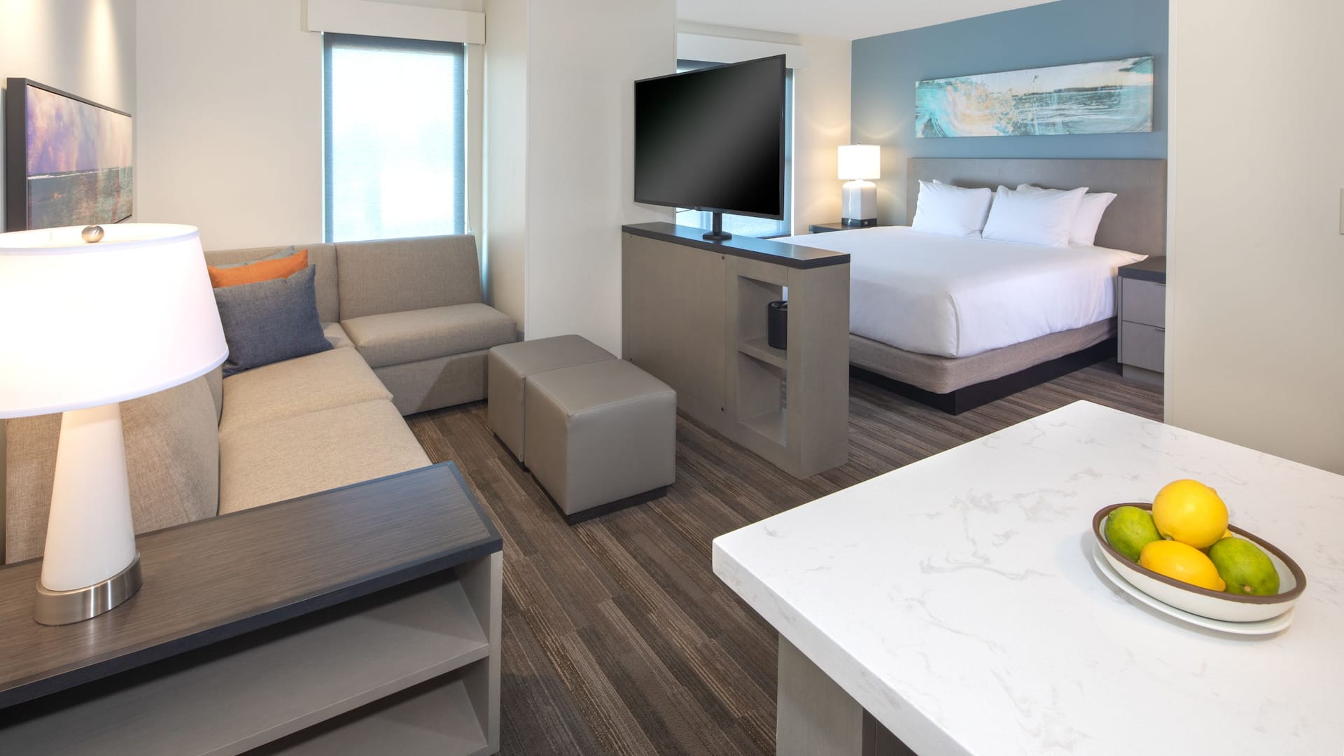Hyatt House Lewes / Rehoboth Beach Studio King Living Area
