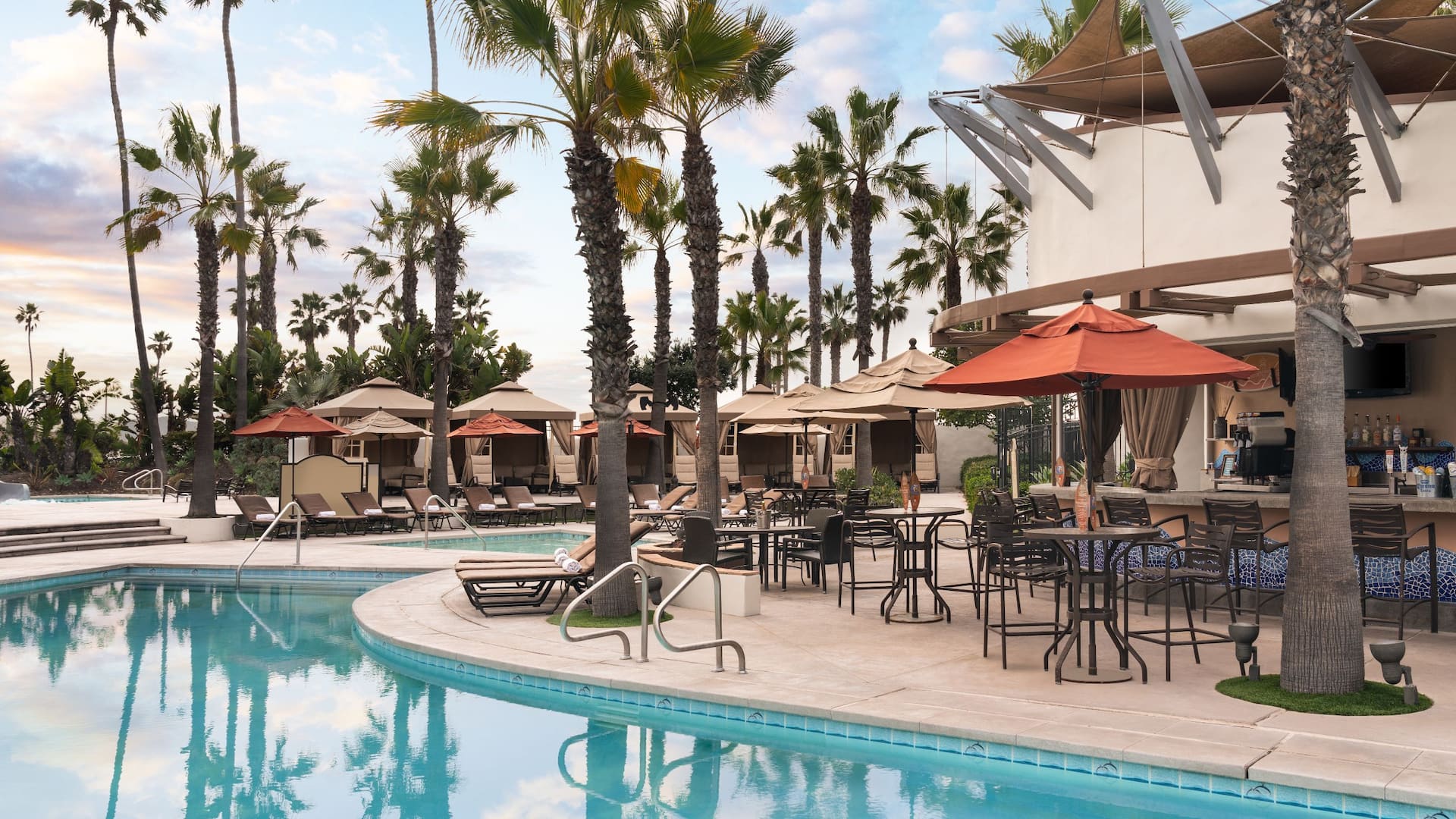 Hyatt Regency Huntington Beach Resort and Spa Slyders Grill Poolside