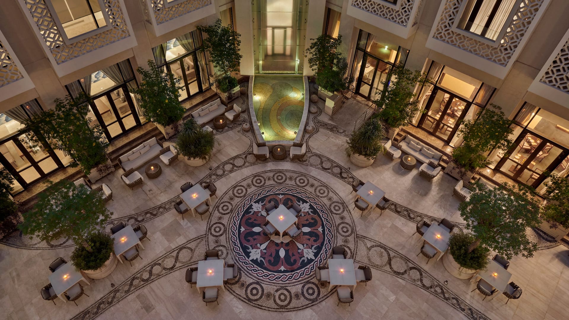 Grand Hyatt Al Khobar Hotel and Residences Courtyard Top View