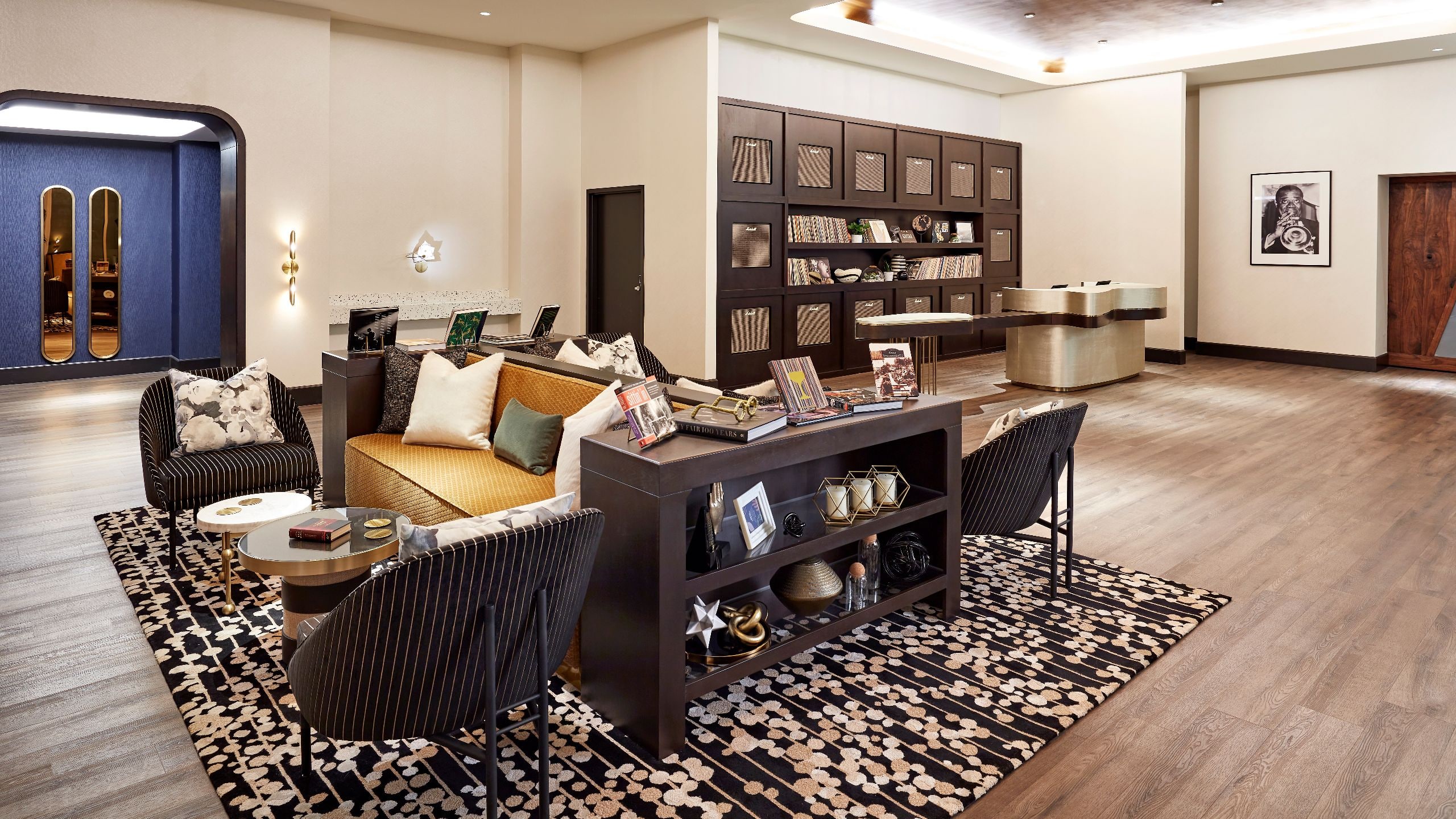 Hyatt Centric Downtown Sacramento Lobby Front Desk Seating Area