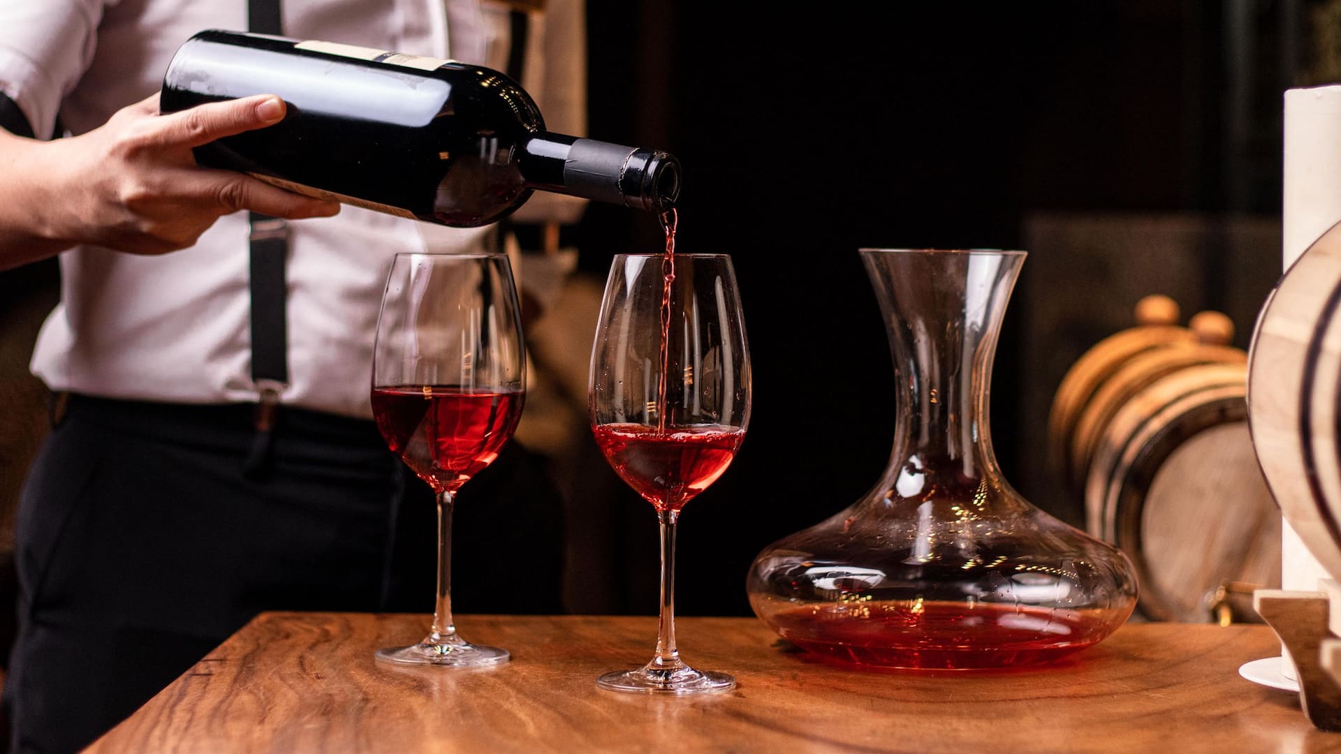 Wine at burgundy