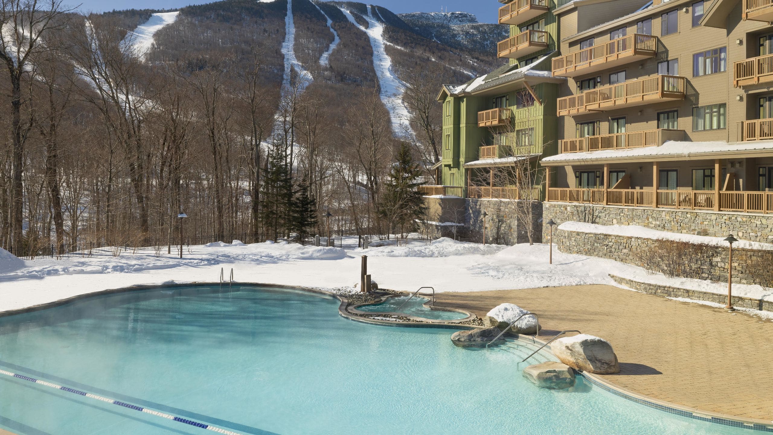 The Lodge at Spruce Peak Winter Pool