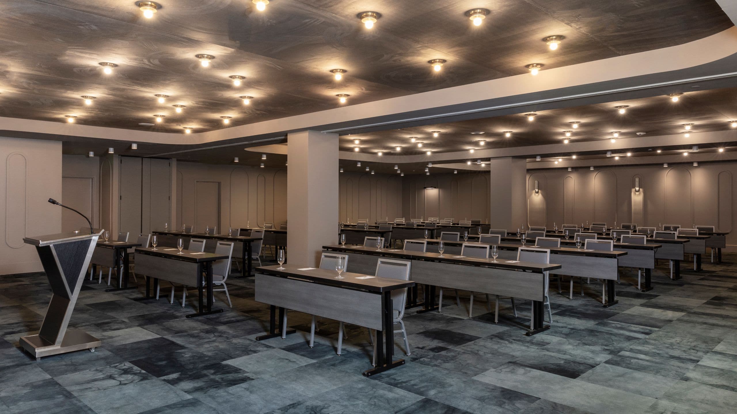 1 of 1 Kissel Uptown Oakland Gold Bug Ballroom Classroom Meeting Room