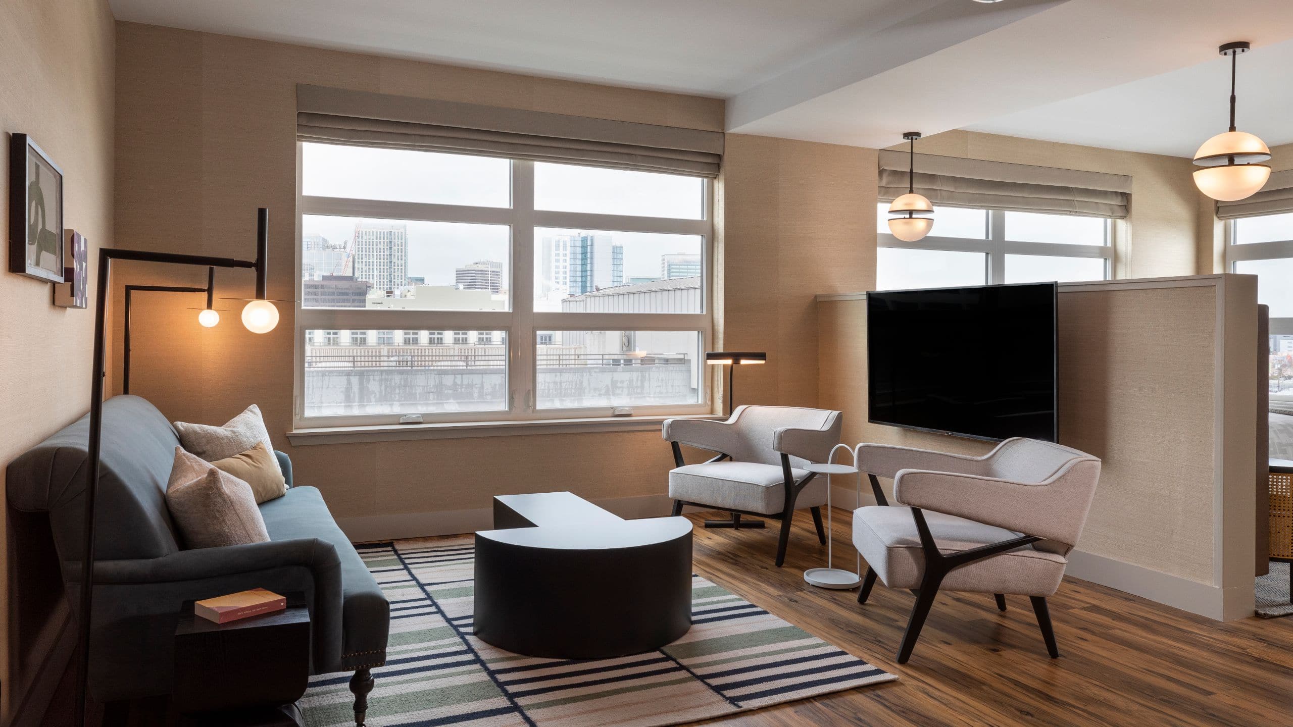 Kissel Uptown Oakland Signature Suite Living Area