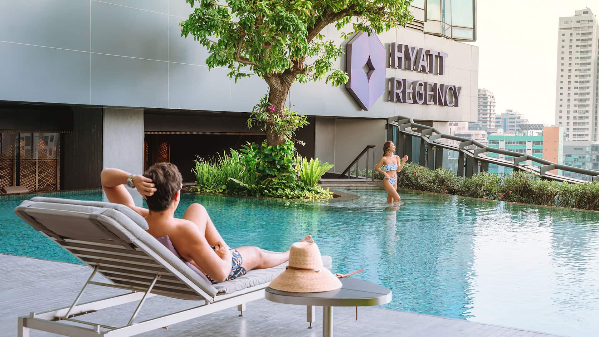 Hyatt Regency Bangkok Sukhumvit Poolside Deck Chair