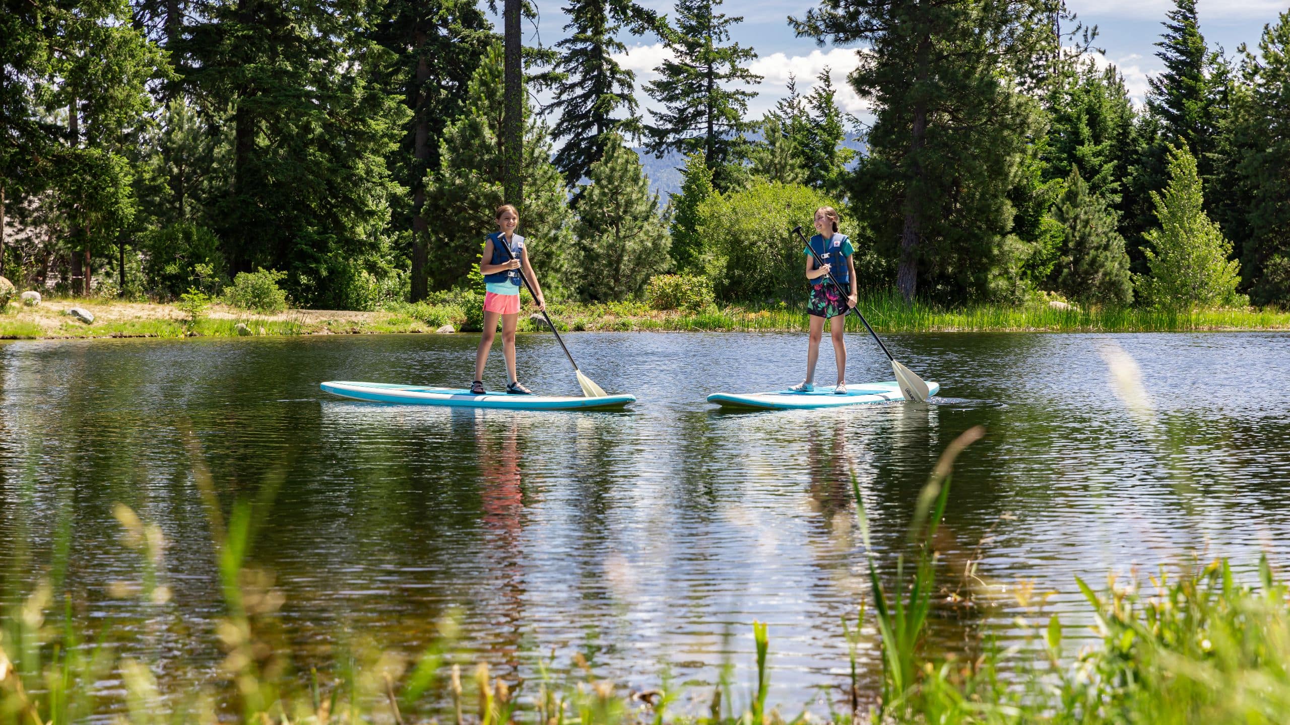 Suncadia Resort Kids Paddle Boarding