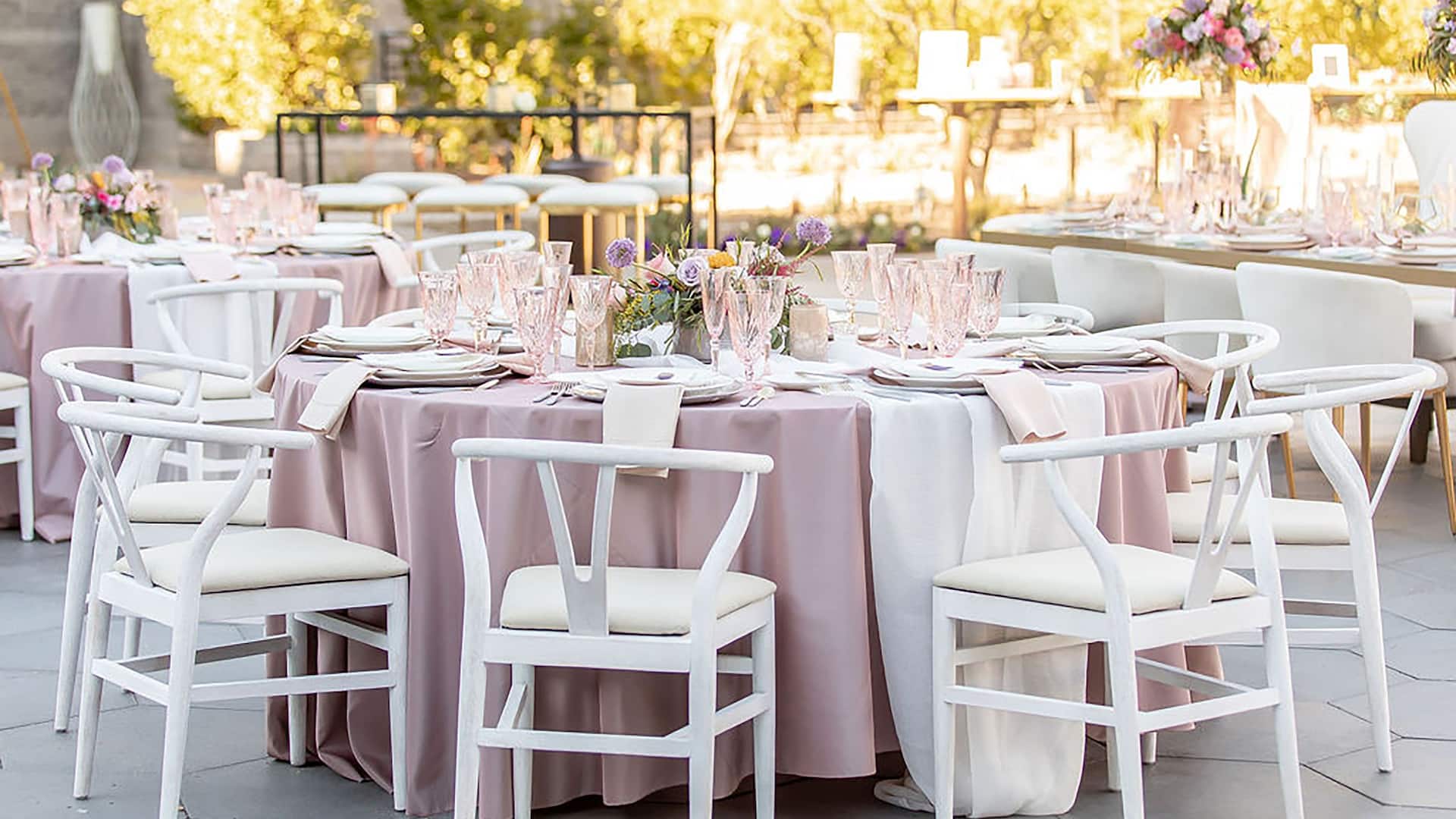 Hyatt Regency Scottsdale Resort & Spa at Gainey Ranch Garden Wedding Reception