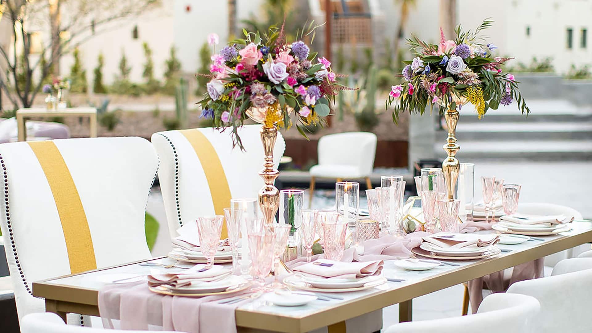 Hyatt Regency Scottsdale Resort & Spa at Gainey Ranch Desert Garden Wedding Reception