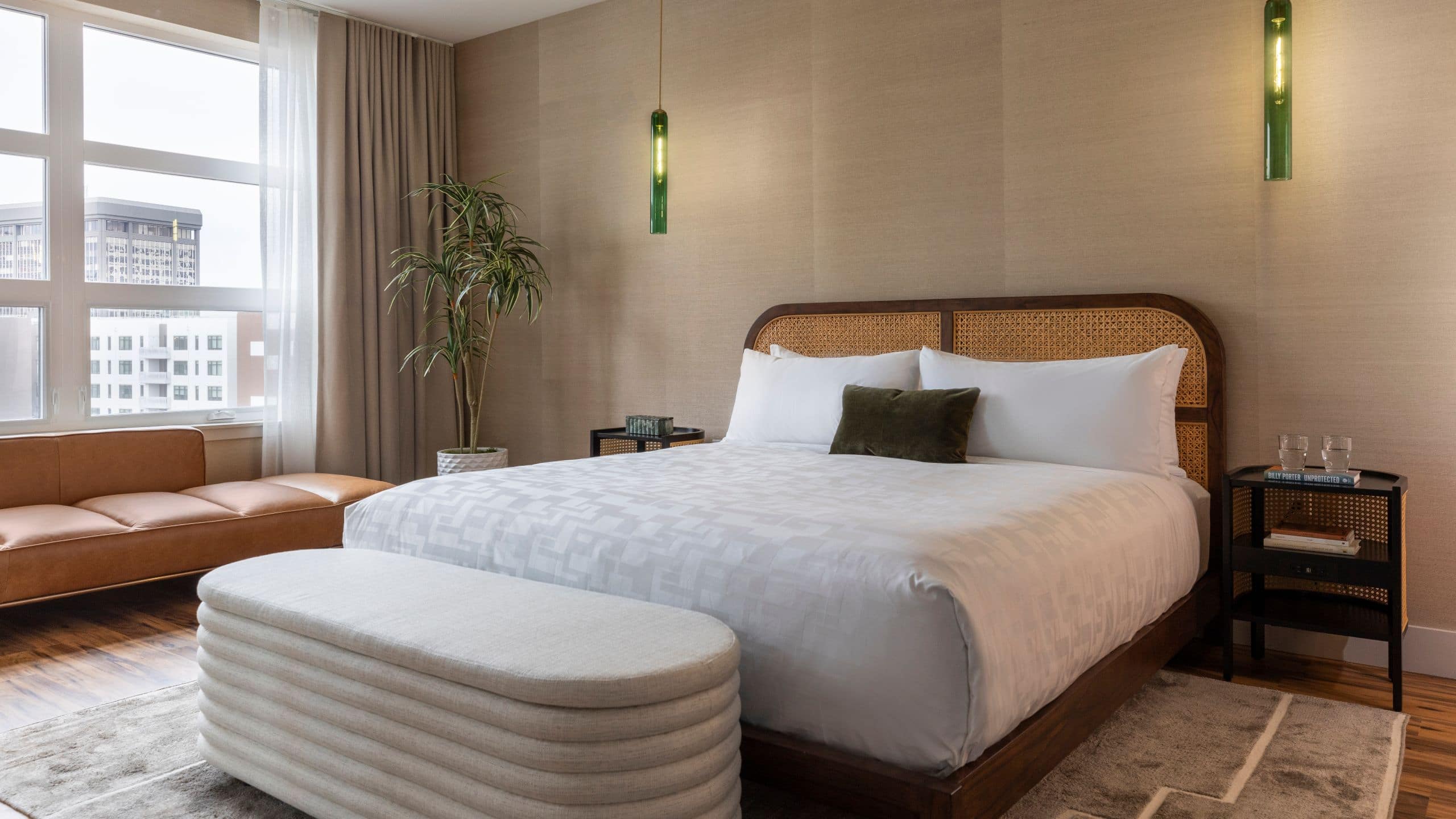 Kissel Uptown Oakland Presidential Suite Bedroom Left View