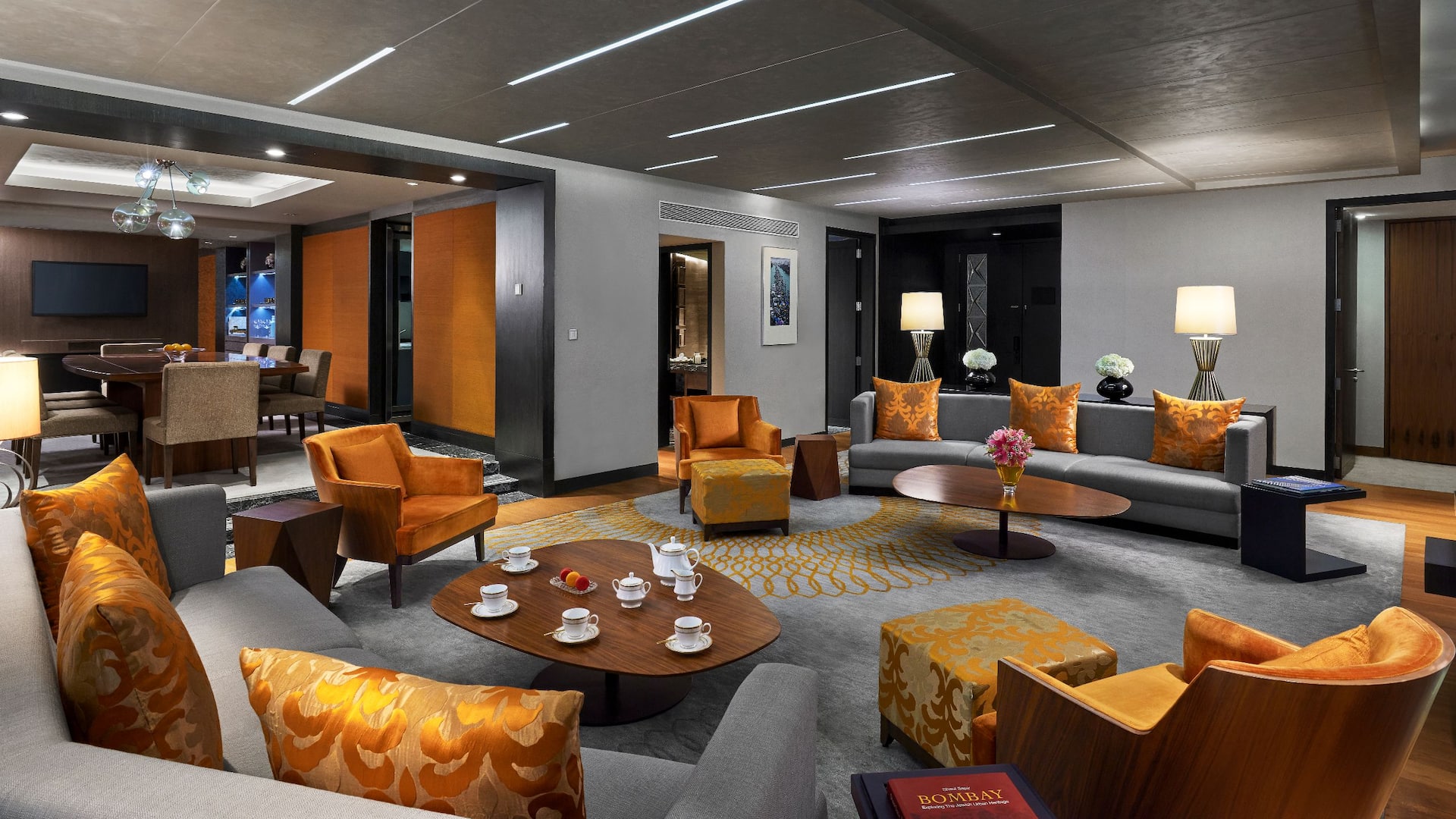 Grand Hyatt Mumbai Hotel & Residences Presidential Suite Living Room