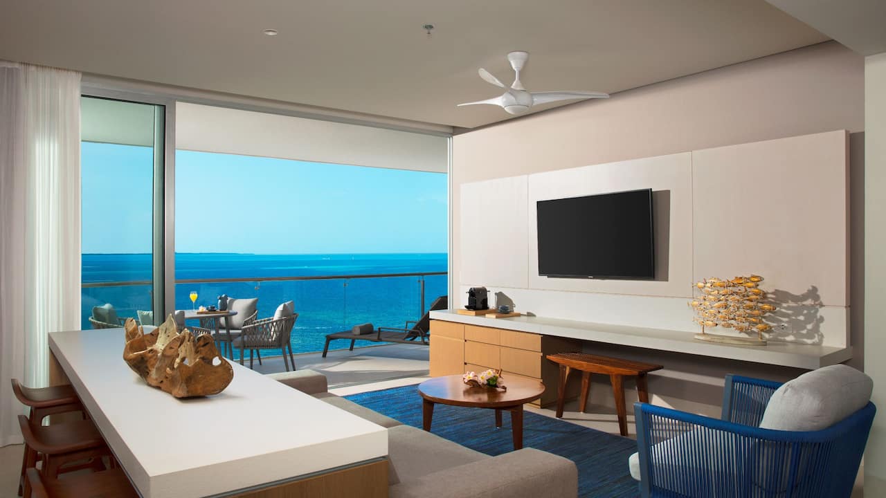 Preferred Club Master Suite Ocean Front Living Area