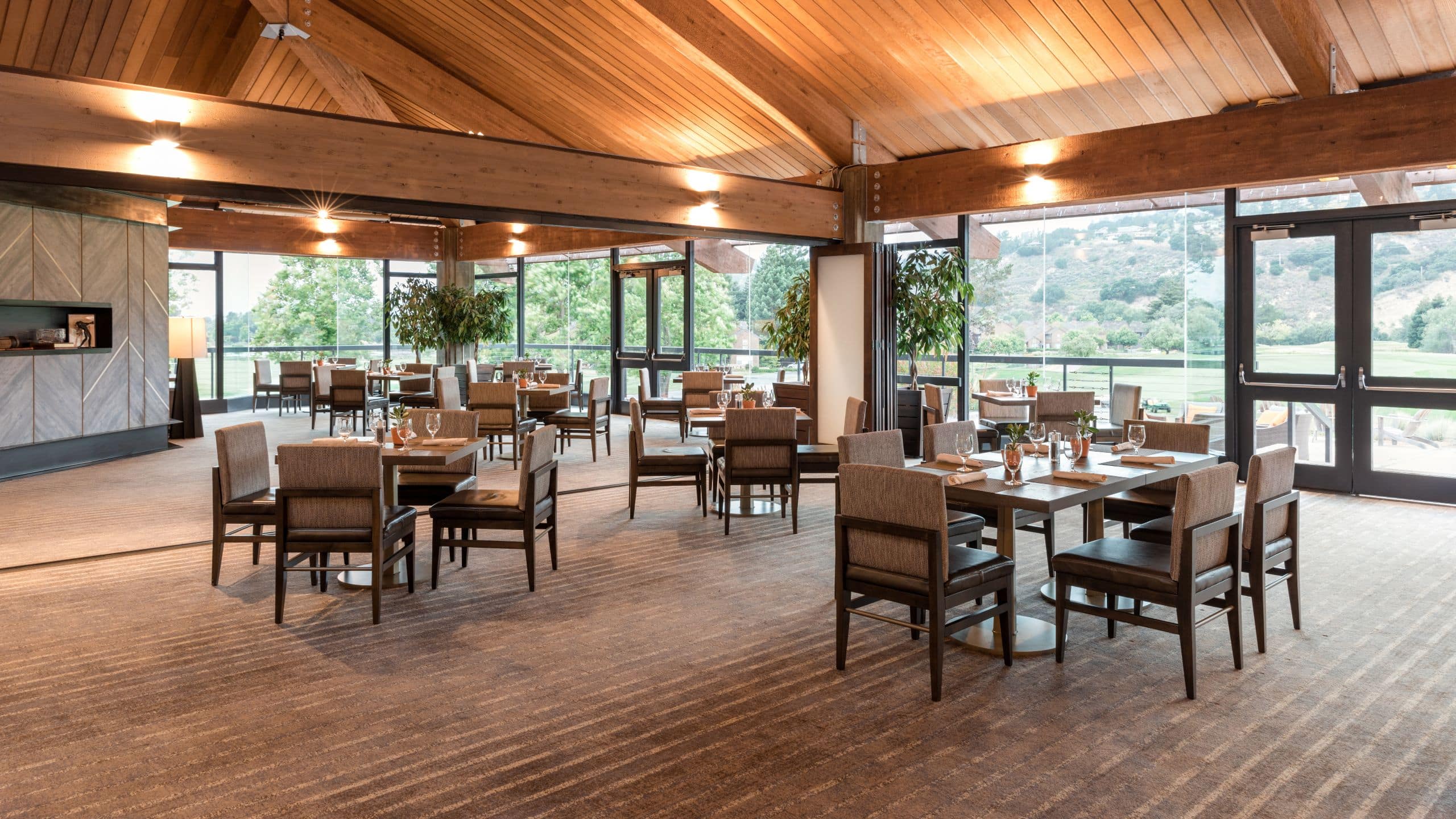 1 of 4 Carmel Valley Ranch Clubhouse Dining Room Tables