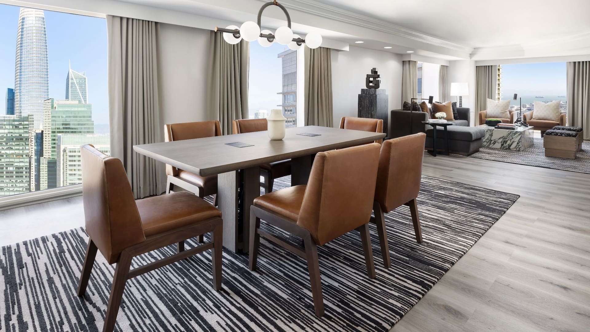 Hyatt Regency San Francisco Downtown SOMA Presidential Suite Dining