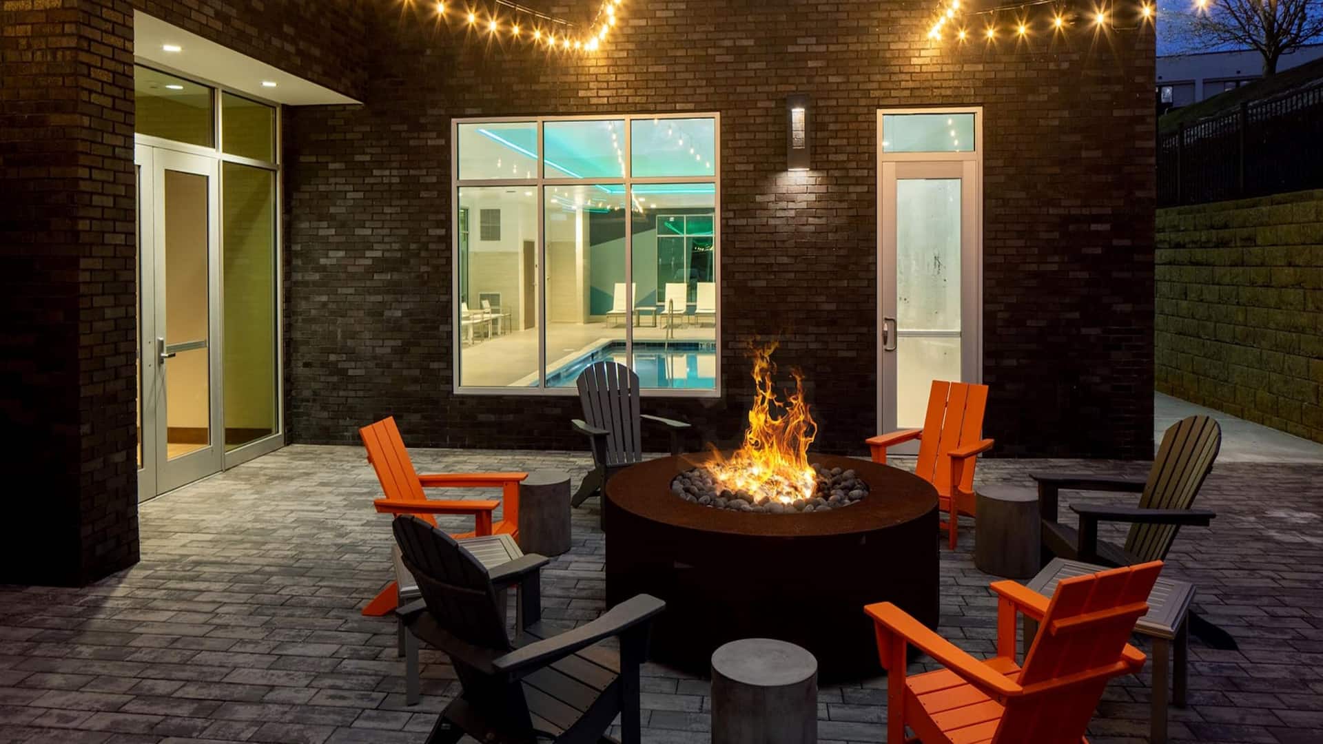 Hyatt Place Harrisonburg Firepit Chairs
