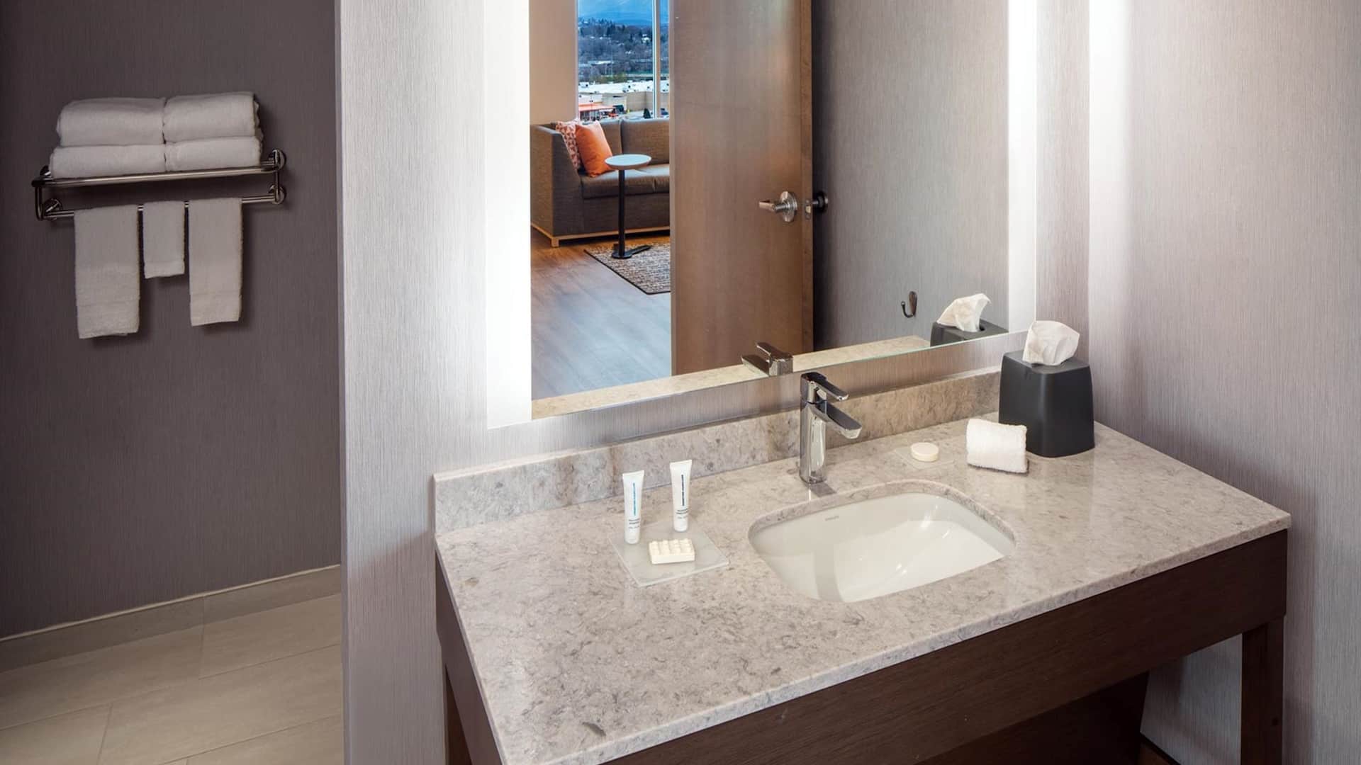 Hyatt Place Harrisonburg Suite Bathroom Sink