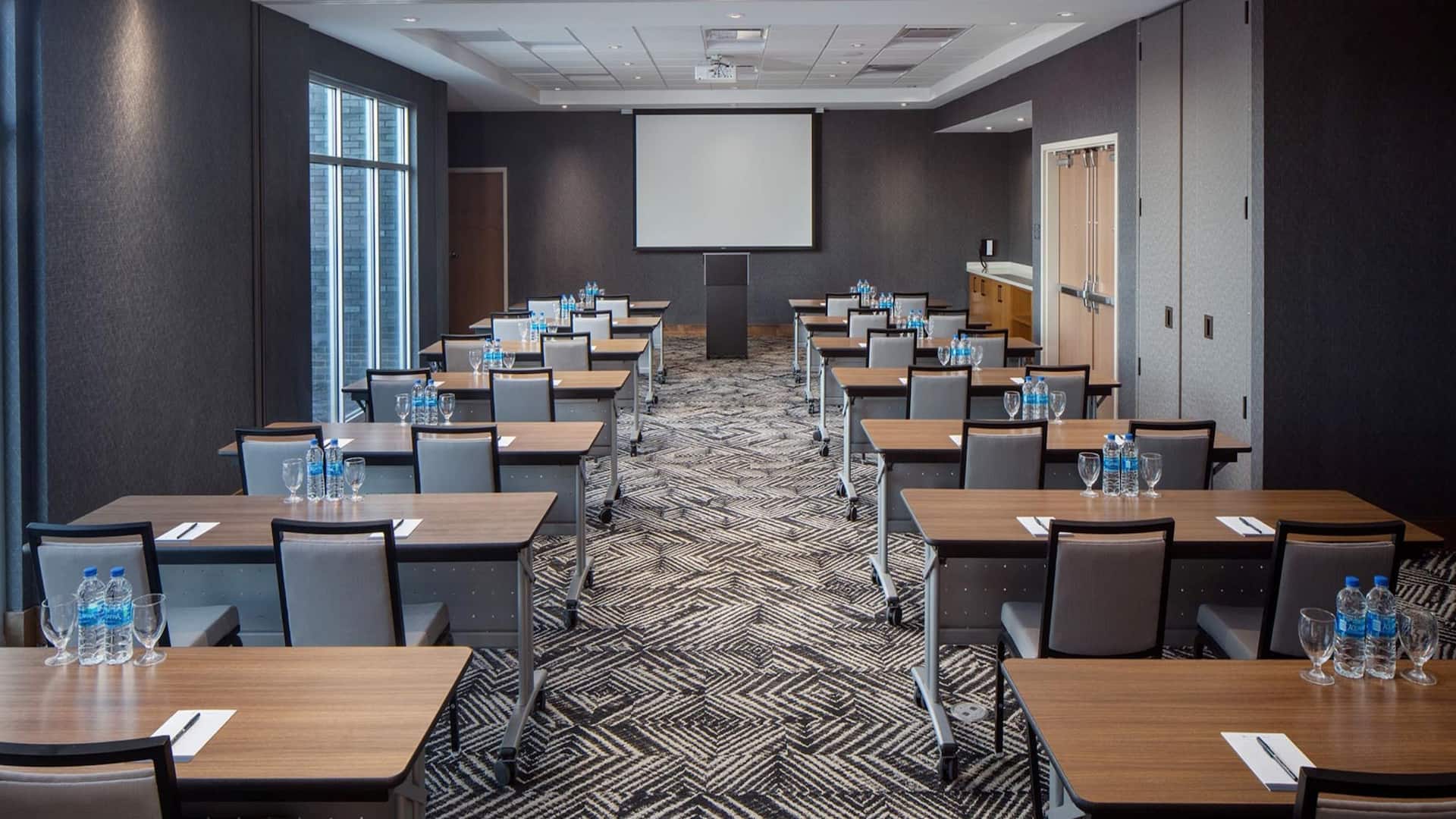 Hyatt Place Harrisonburg Event Space Classroom Tables