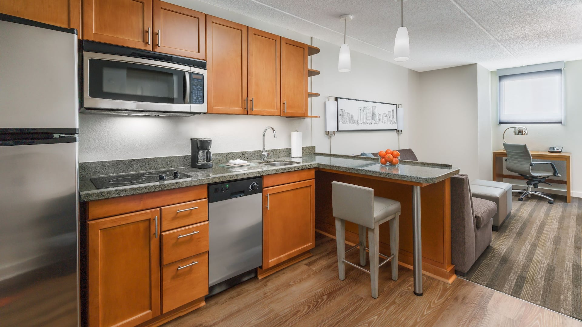 Hyatt House Fort Lauderdale Airport - South & Cruise Port Fllxd Studio Kitchen