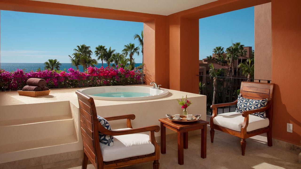 Deluxe Ocean View Room with Hot Tub Terrace