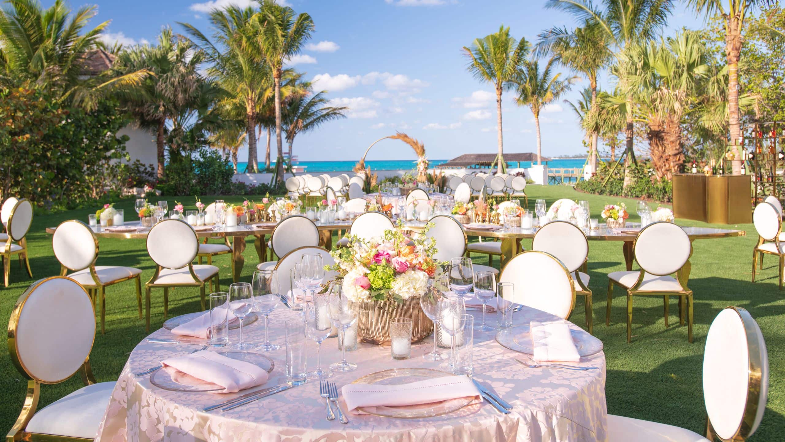 Grand Hyatt Baha Mar Baha Bay Lawn Wedding