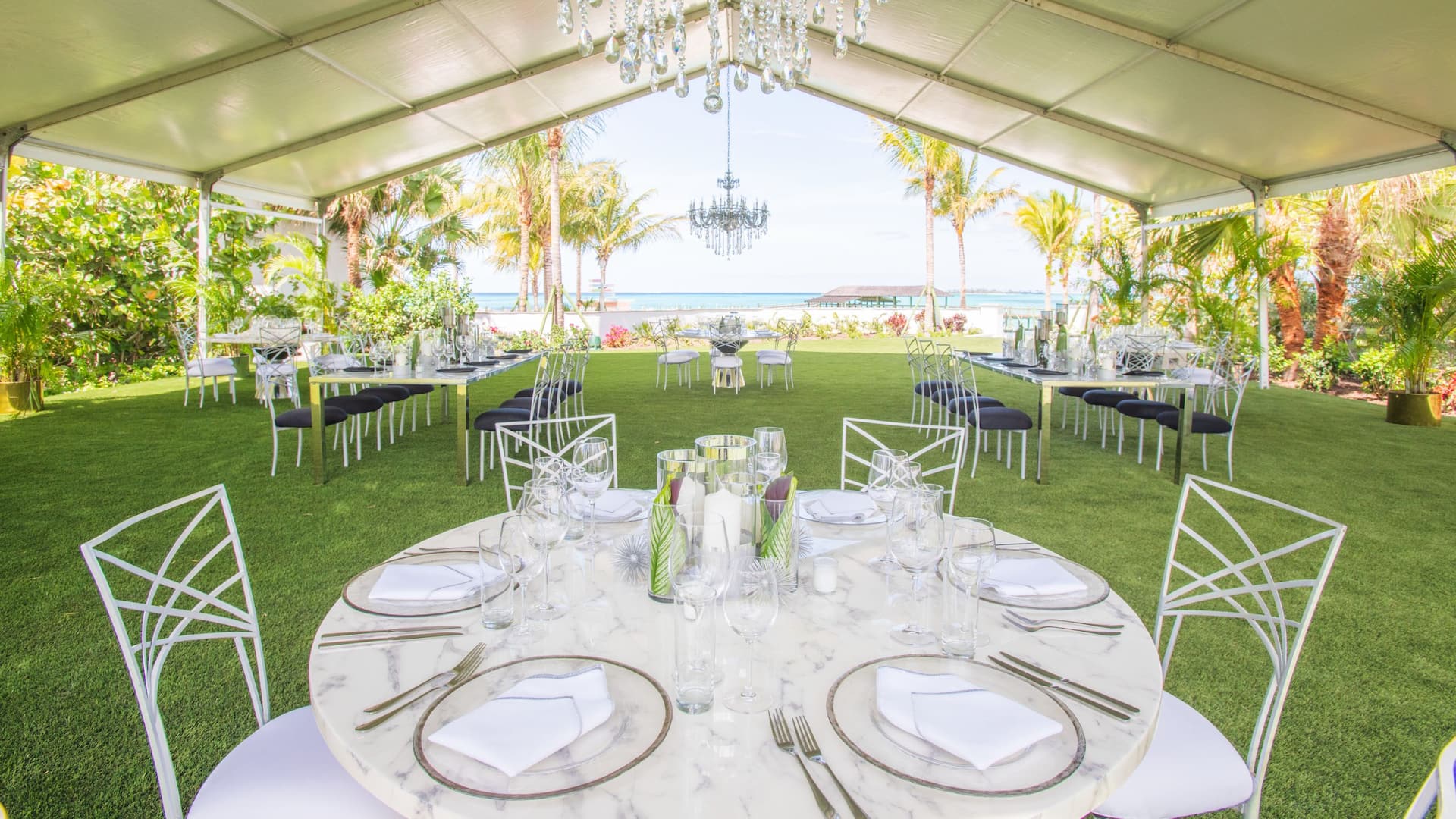 Grand Hyatt Baha Mar Baha Bay Lawn Wedding Tent