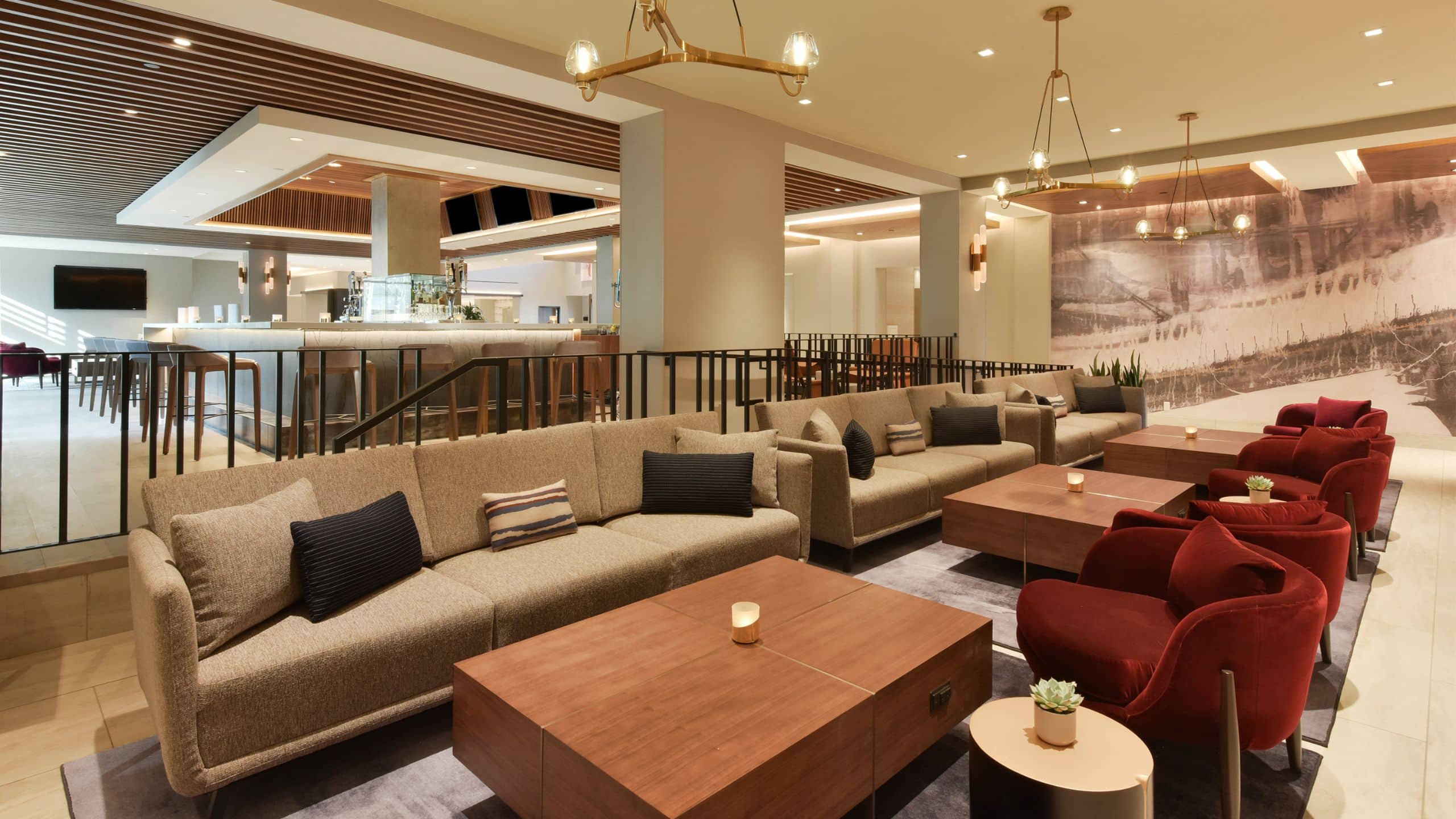 Hyatt Centric Santa Clara Silicon Valley Lounge Bar Seating
