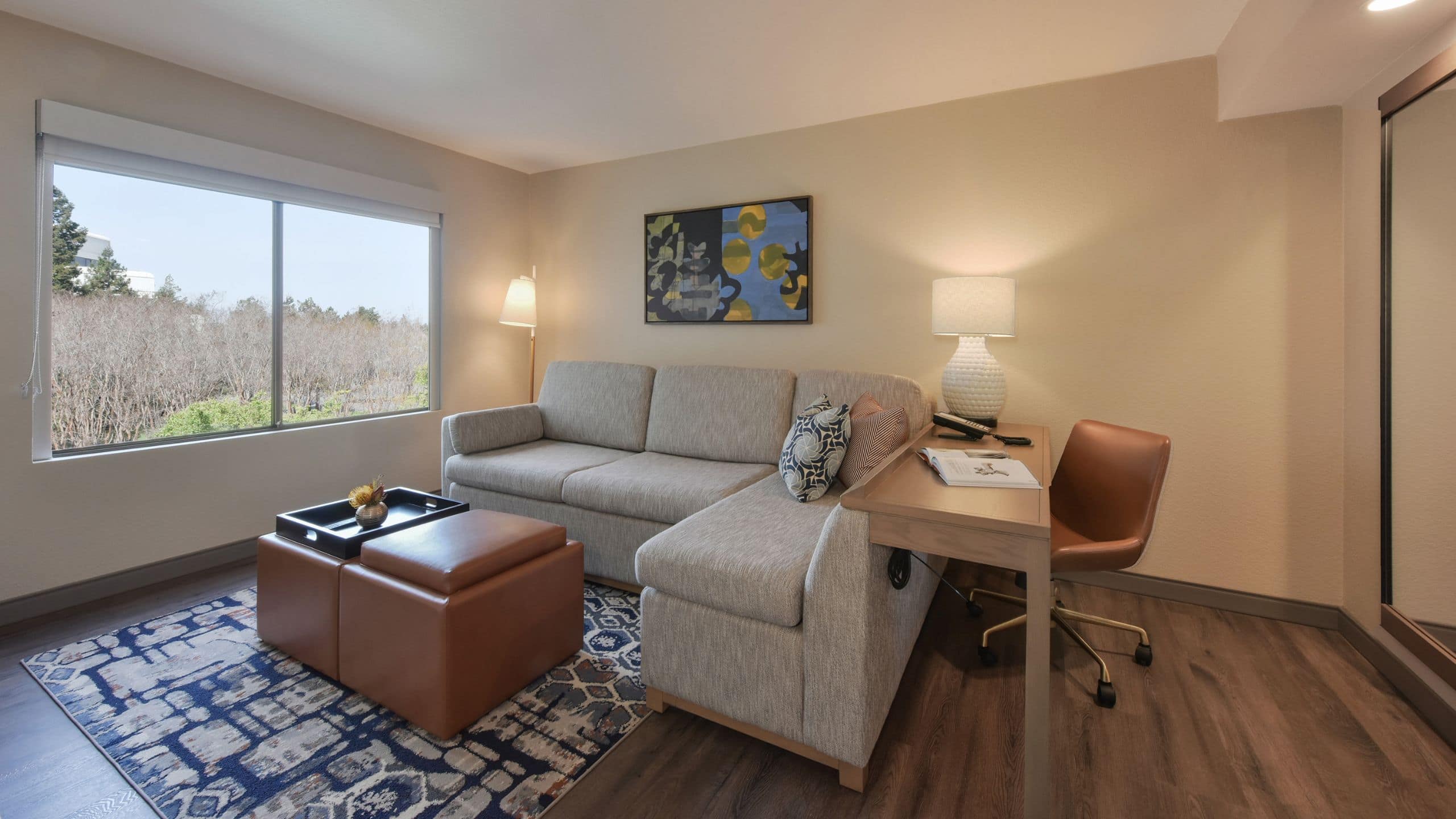 Hyatt Centric Santa Clara Silicon Valley Guestroom Living Area