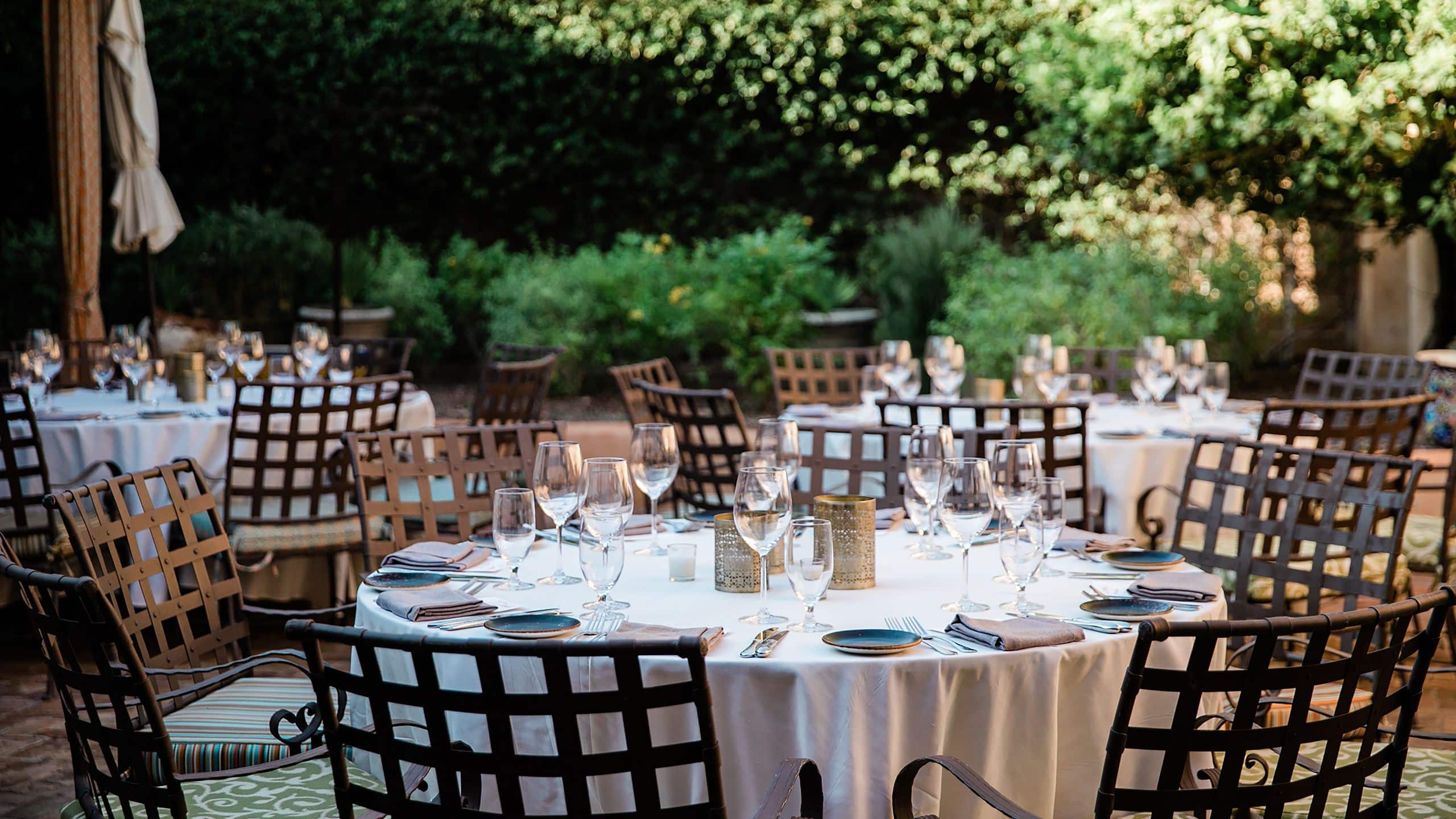 Royal Palms Resort and Spa Private Dining Back Patio
