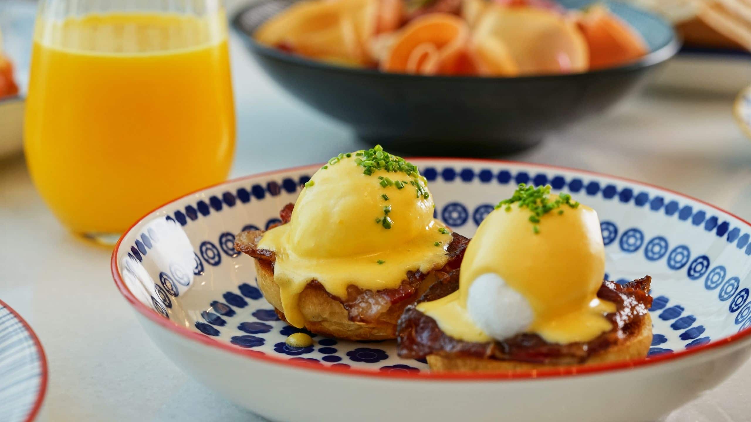 Hyatt Centric Jumeirah Dubai Eunoia Eggs Benedict