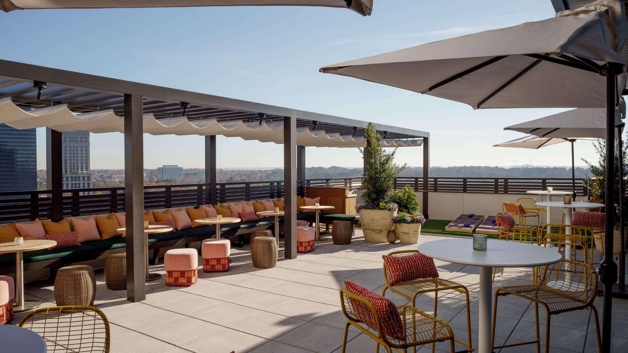 Hyatt Centric Buckhead Atlanta Spaceman Terrace Side Day