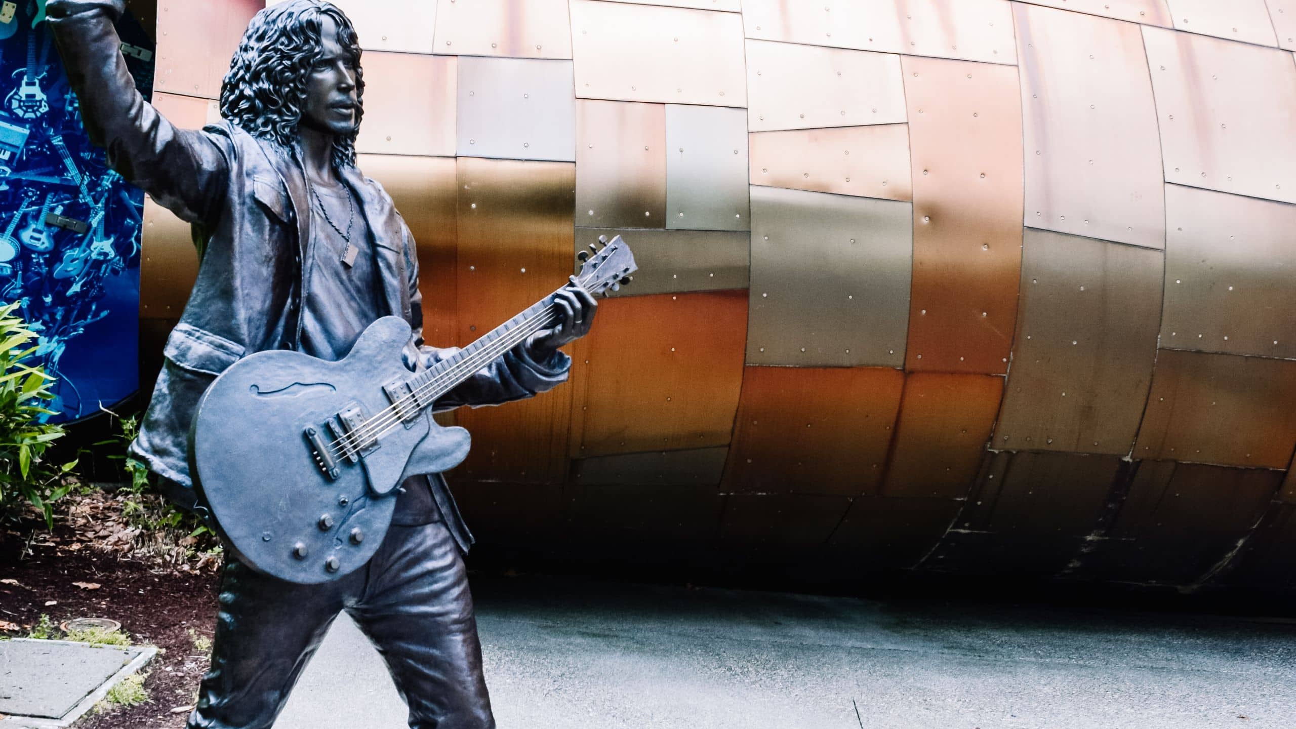 Hyatt at Olive 8 Mopop Statue