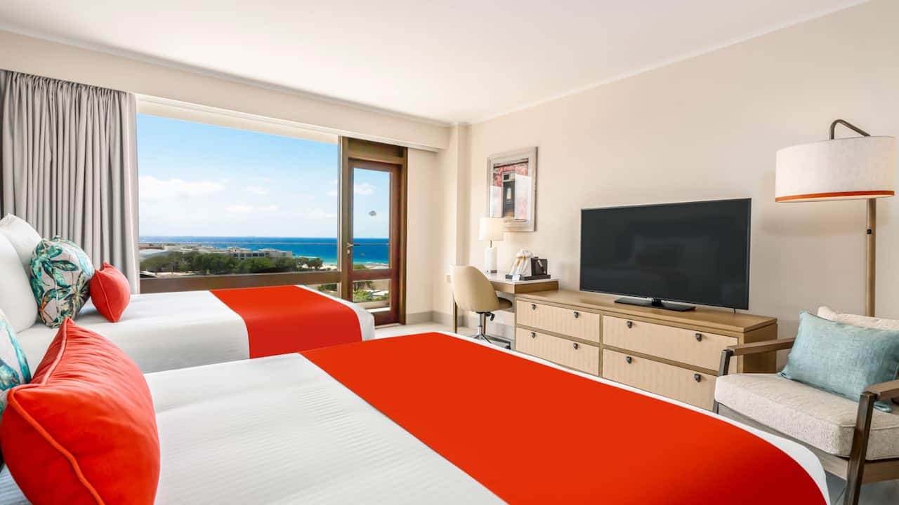  Deluxe Partial Ocean View Double Beds