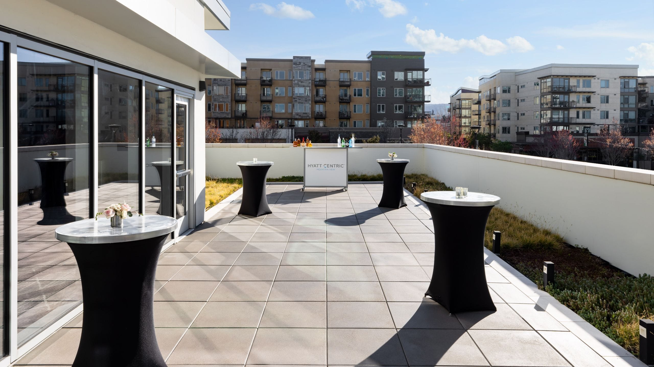 Hyatt Centric Mountain View Terrace Event Setup