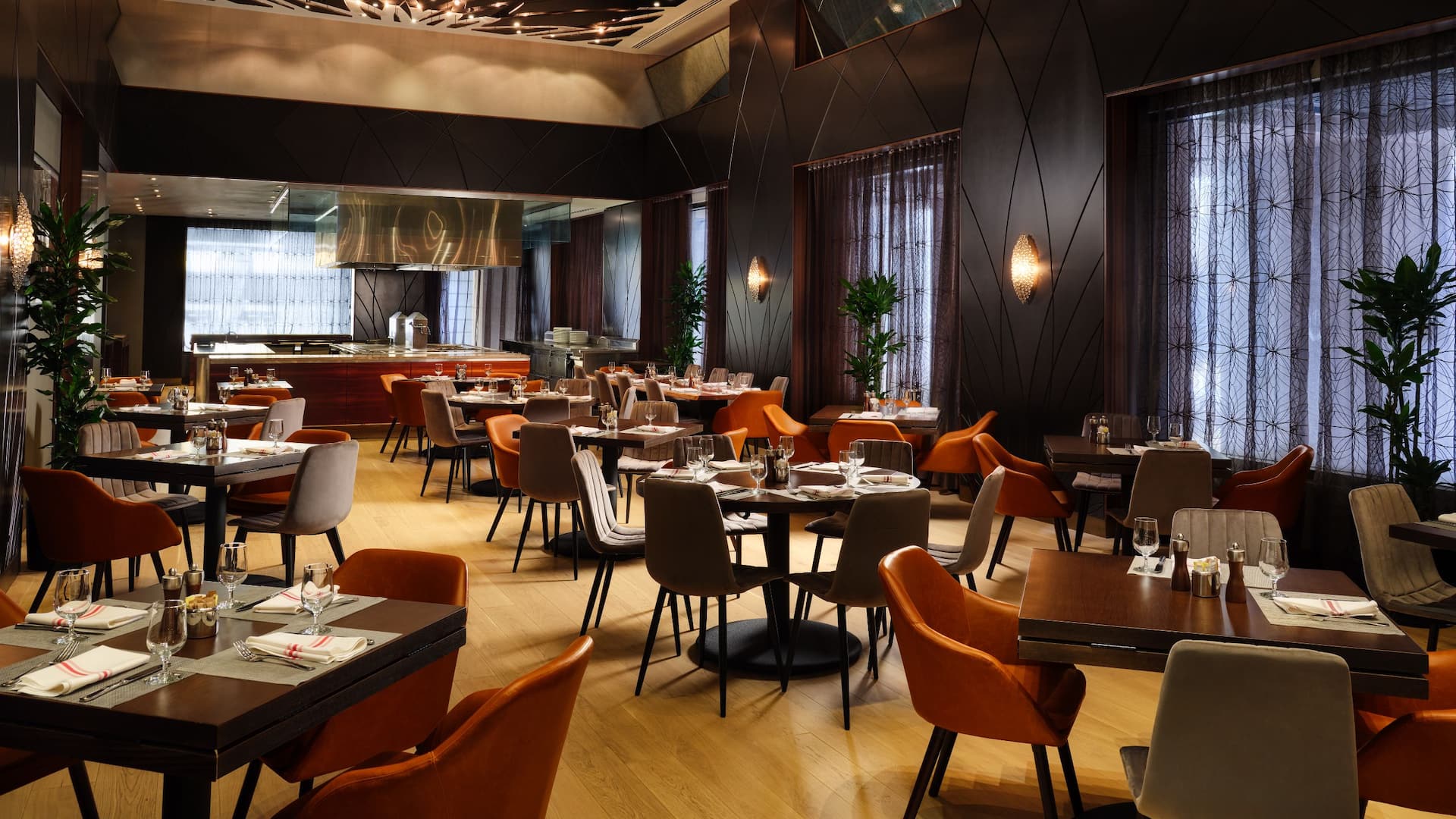 1 of 1 Hyatt Centric Wall Street New York Restaurant Dining Area Tables