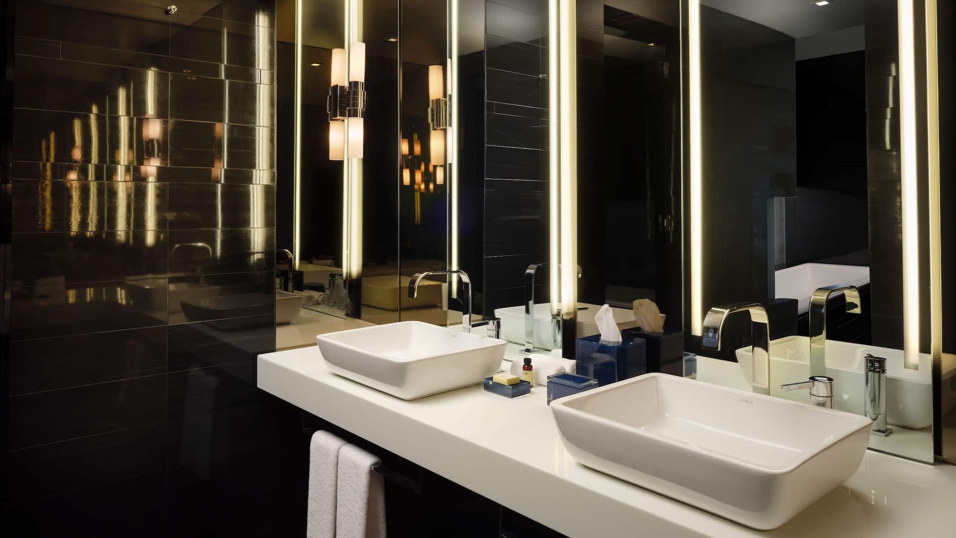 3 из 3 Hyatt Centric Wall Street New York Suite Bathroom Sinks