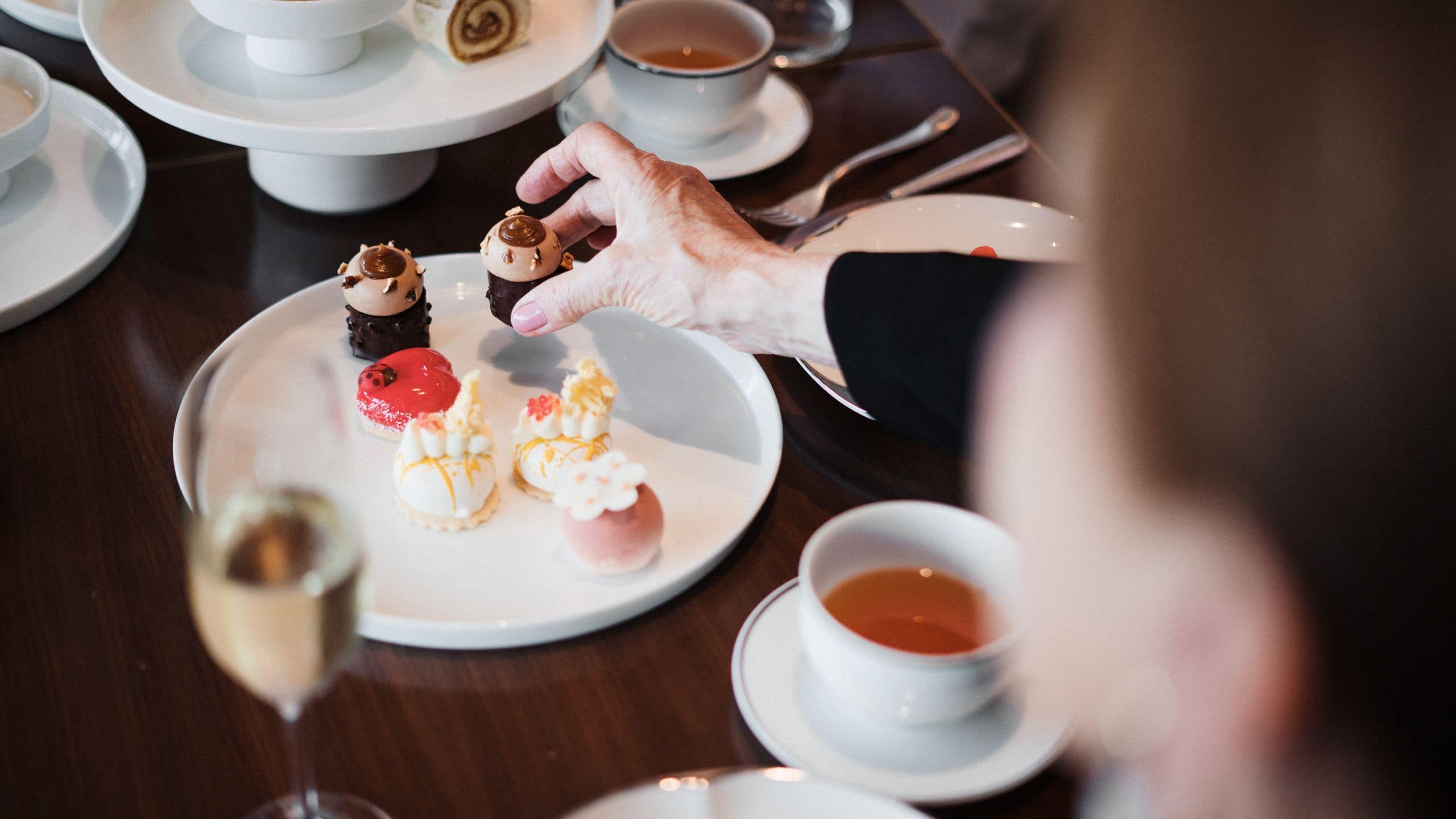 Park Hyatt Auckland Phakl Mothers Day Afternoon Tea Dessert Tray
