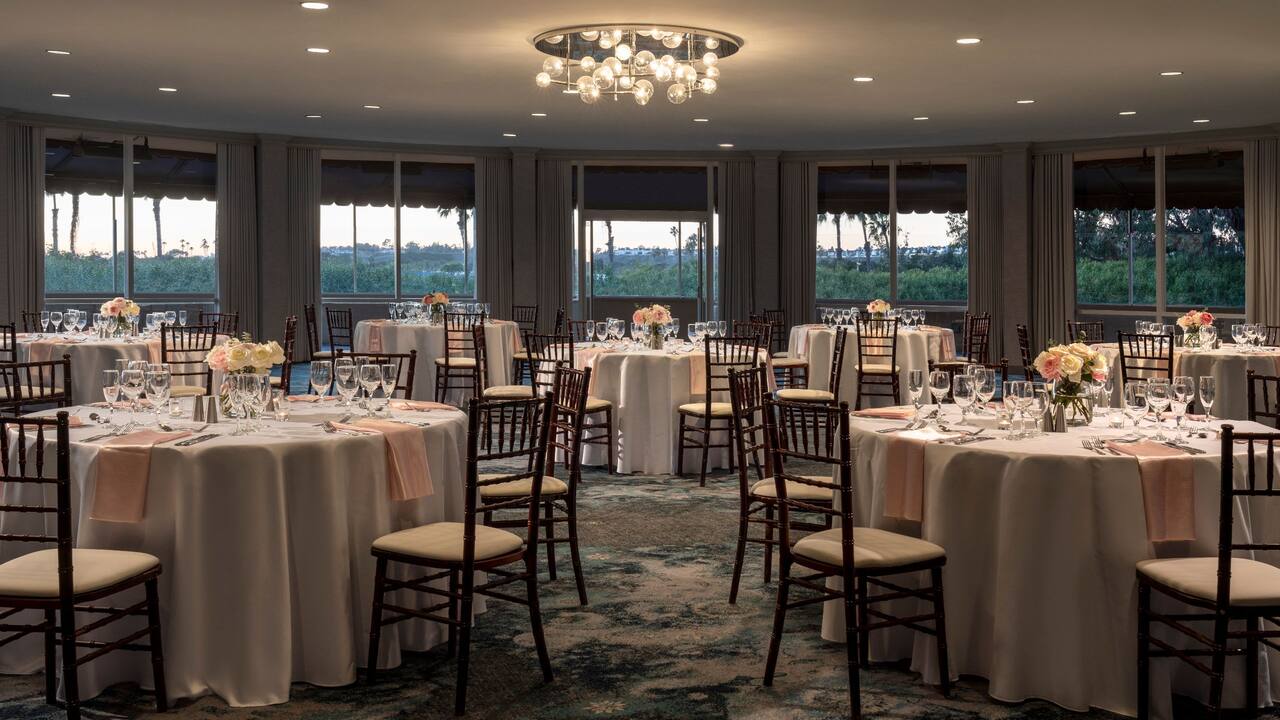 Terrace Room Dining Tables Night