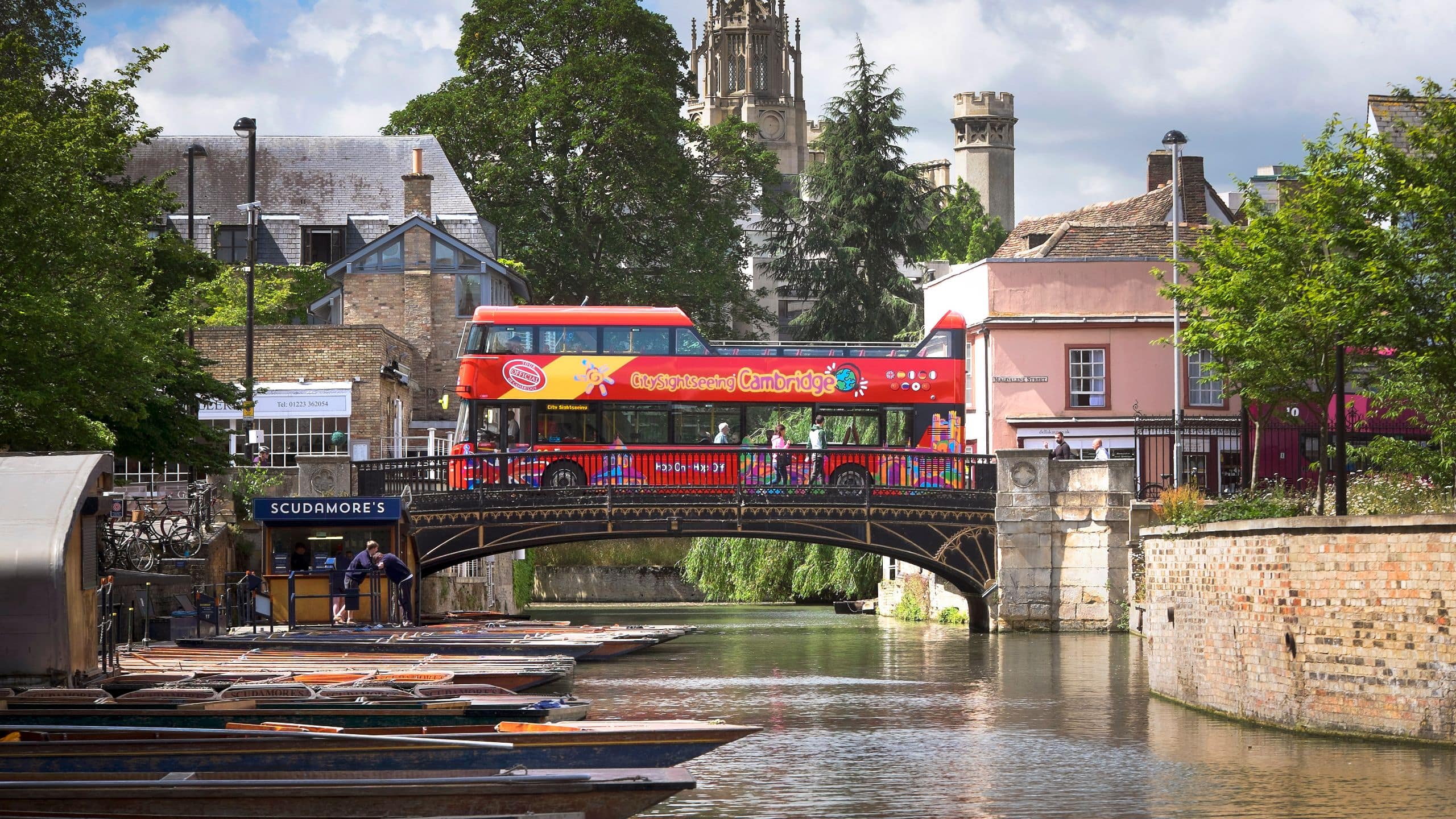 Hyatt Centric Cambridge City Sightseeing Bus On Bridge
