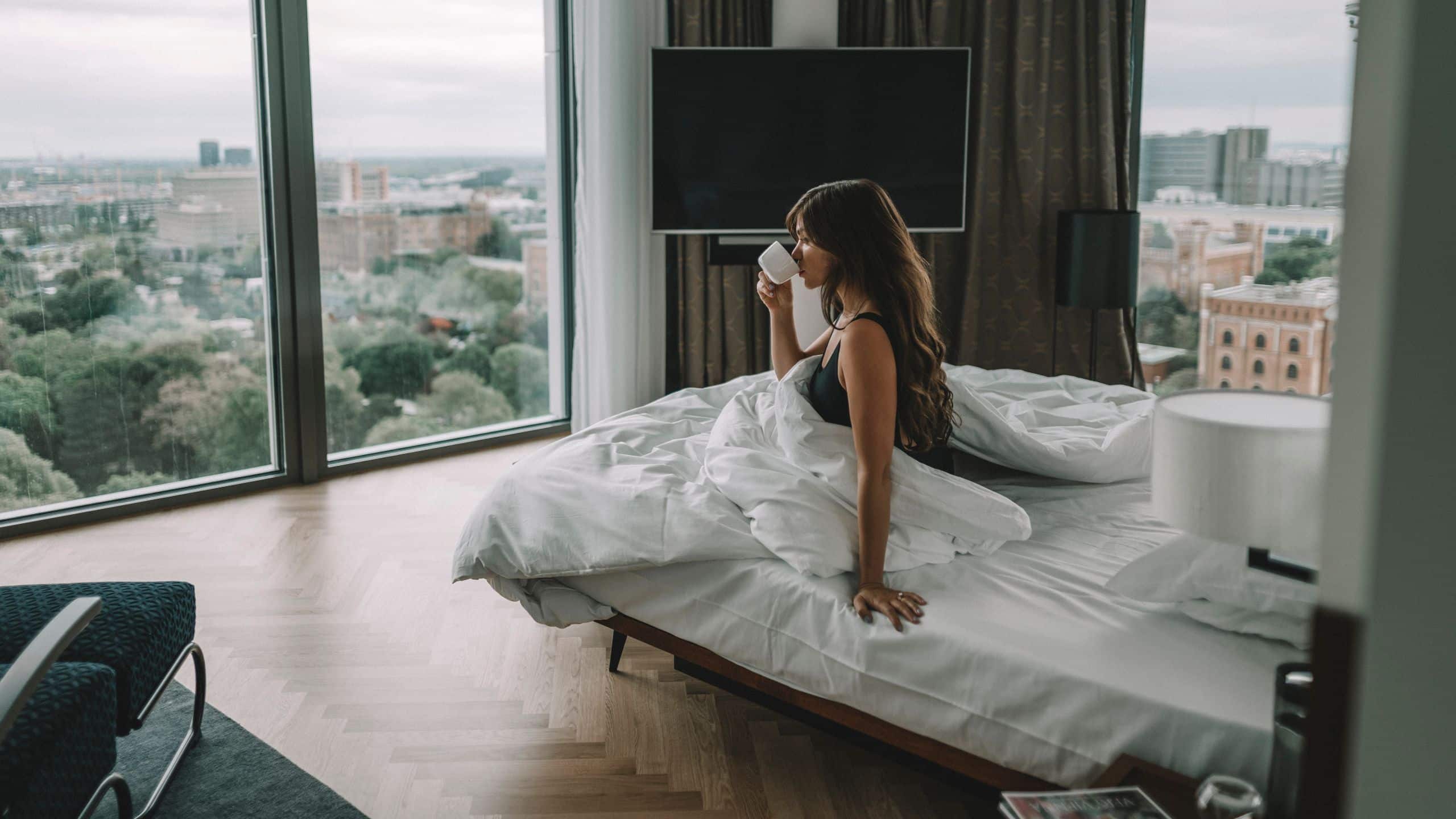 Savor your breakfast while taking in a stunning view of the city of Vienna from the comfort of your suite at Andaz Vienna Am Belvedere.