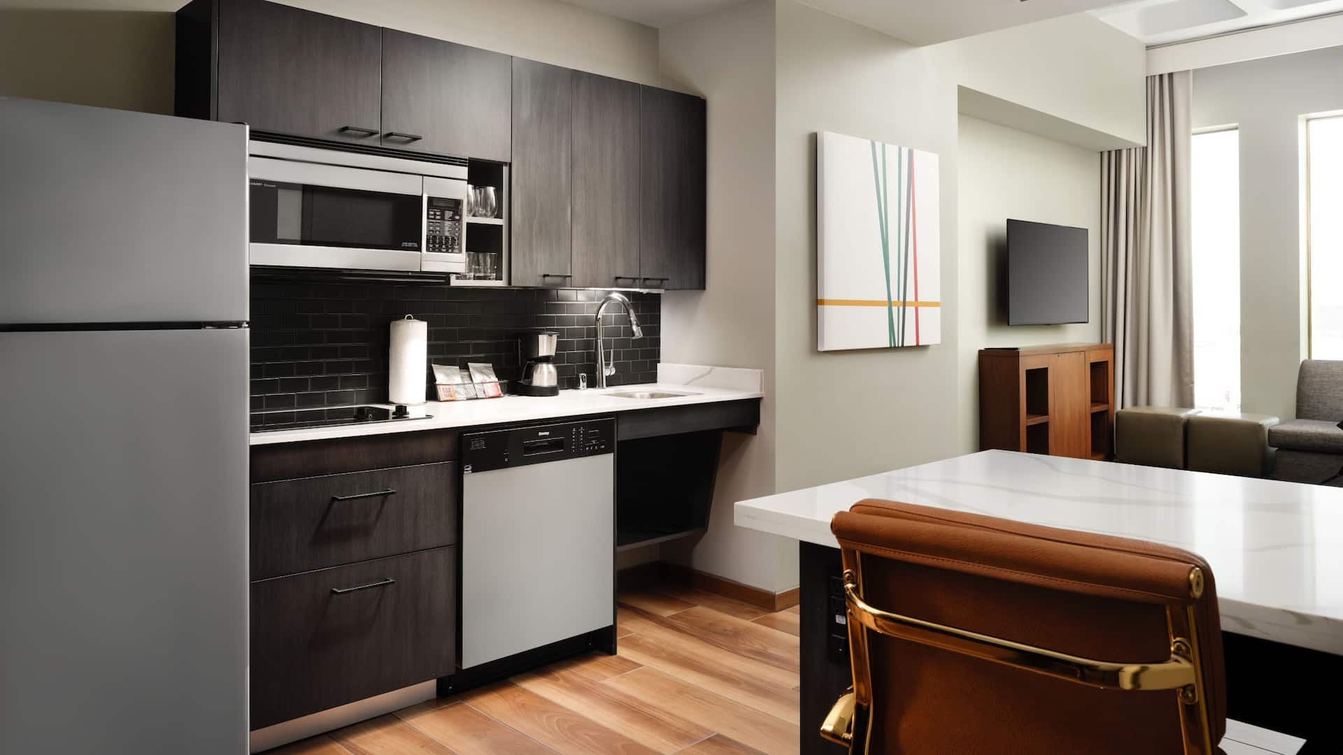 3/4 Hyatt House LAX / Century Blvd Double Kitchen