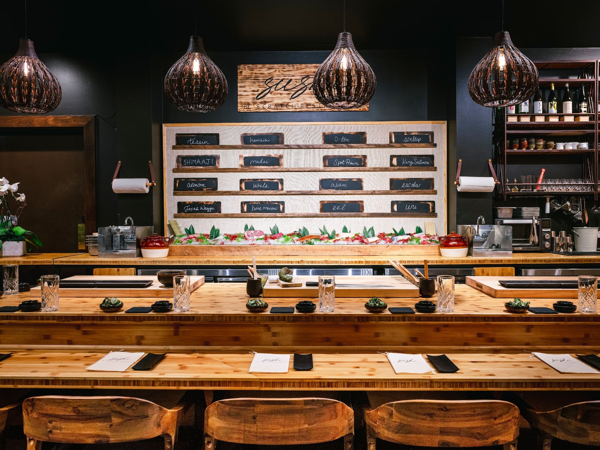 Hyatt Regency Lost Pines Resort and Spa Sushi Scratch Austin Counter