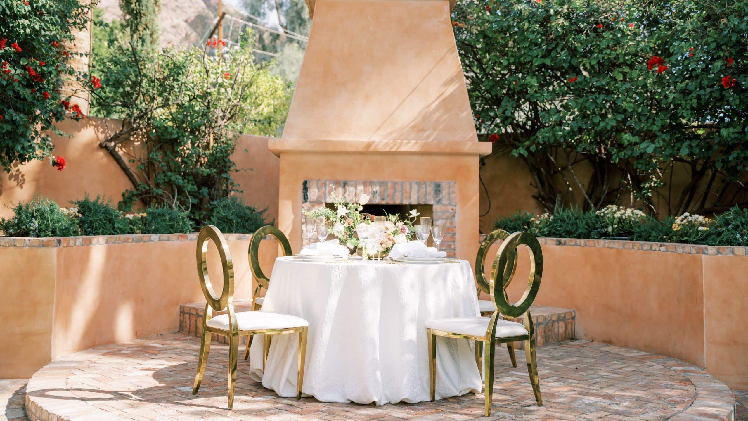 3 of 7 Royal Palms Resort and Spa Orange Grove Dining Table Setup