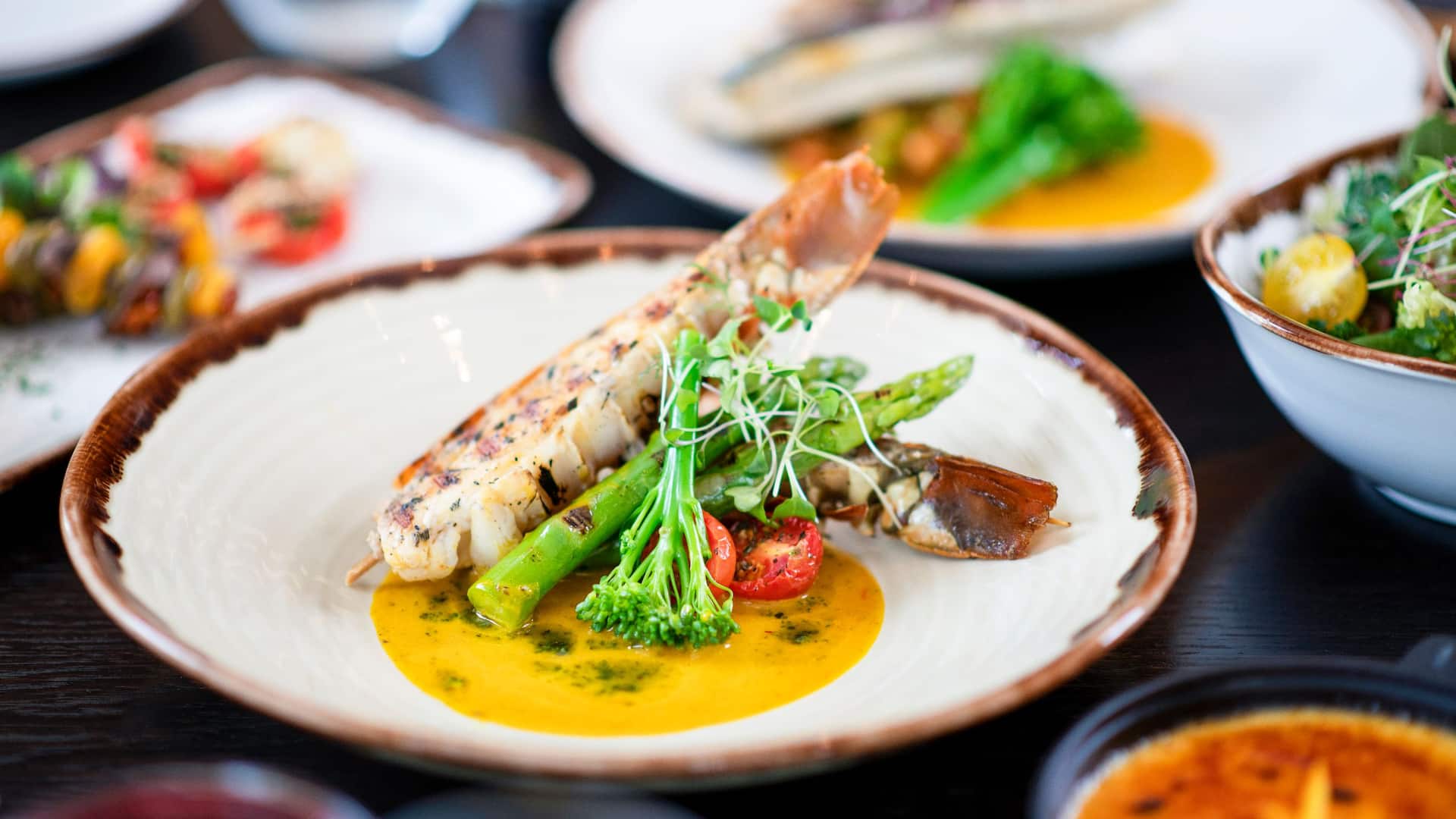 Hyatt Regency Oryx Doha The Cellar Lazy Brunch Lobster