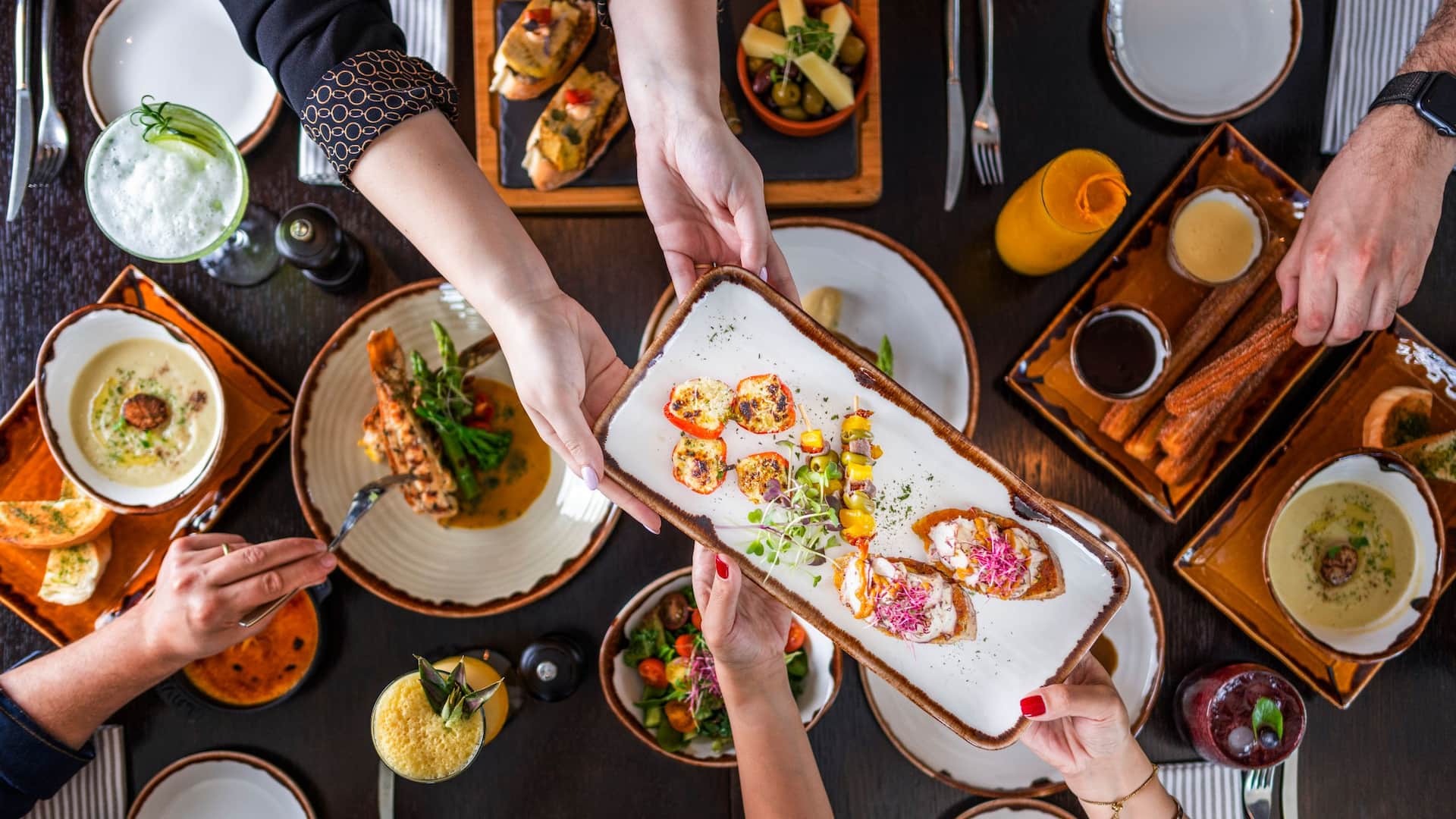 Hyatt Regency Oryx Doha The Cellar Lazy Brunch Tapas